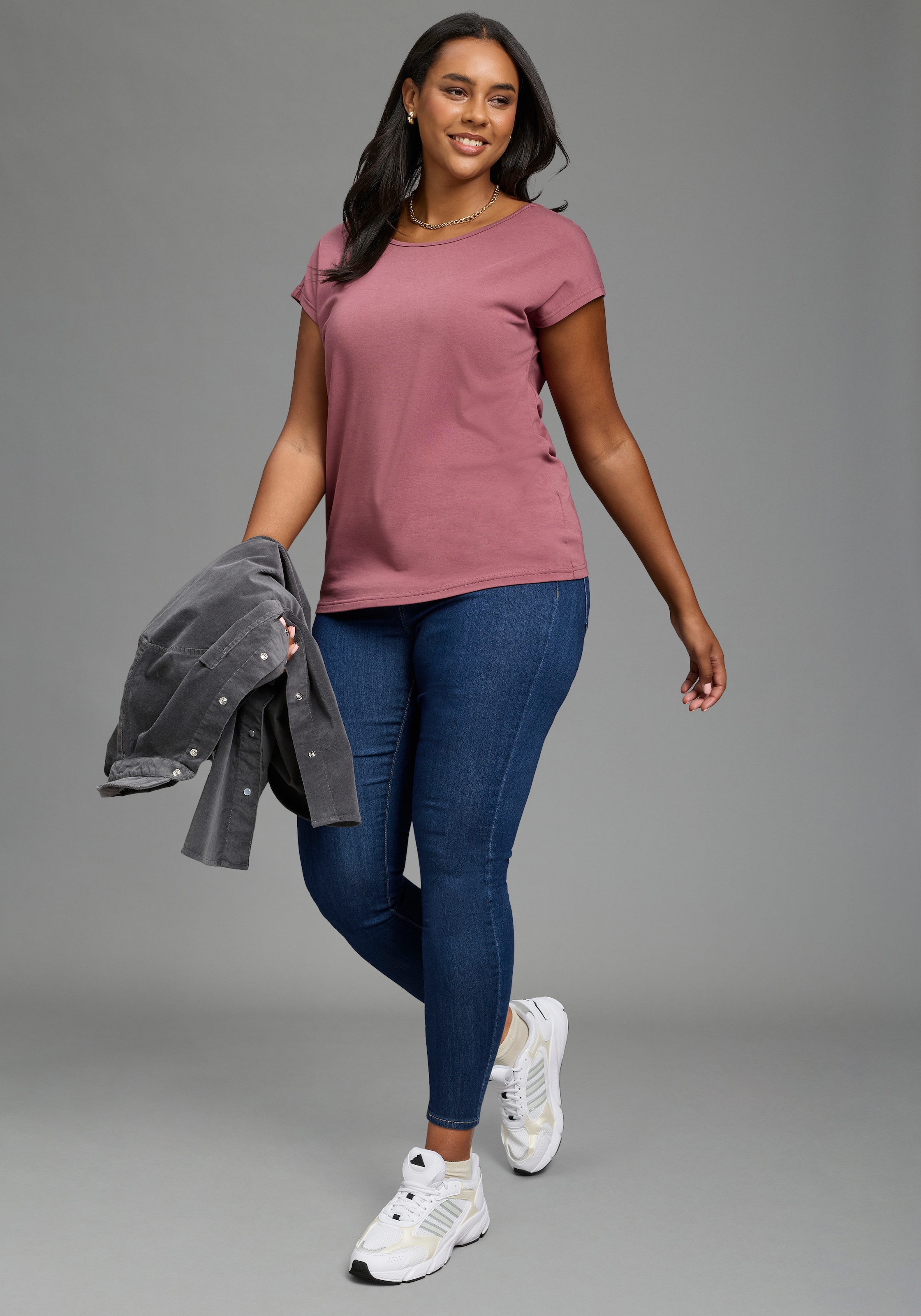 Laura Scott CURVE Yogashirt »Grosse Grössen«