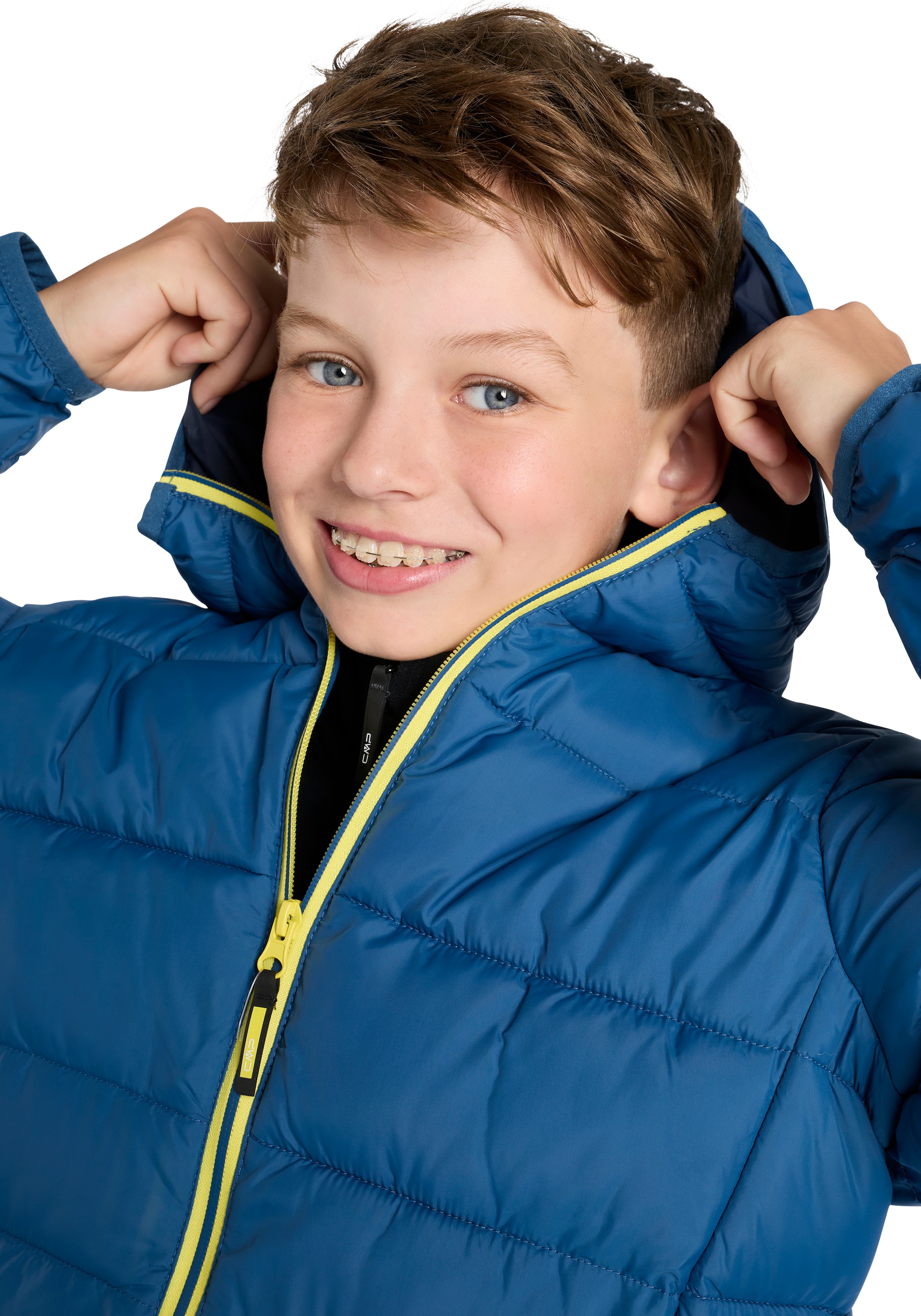 CMP Veste matelassée »KID JACKET FIX HOOD« 1 cuis tlg. mit Kapuze wärmend & winddicht & wasserabweisend, für Kinder