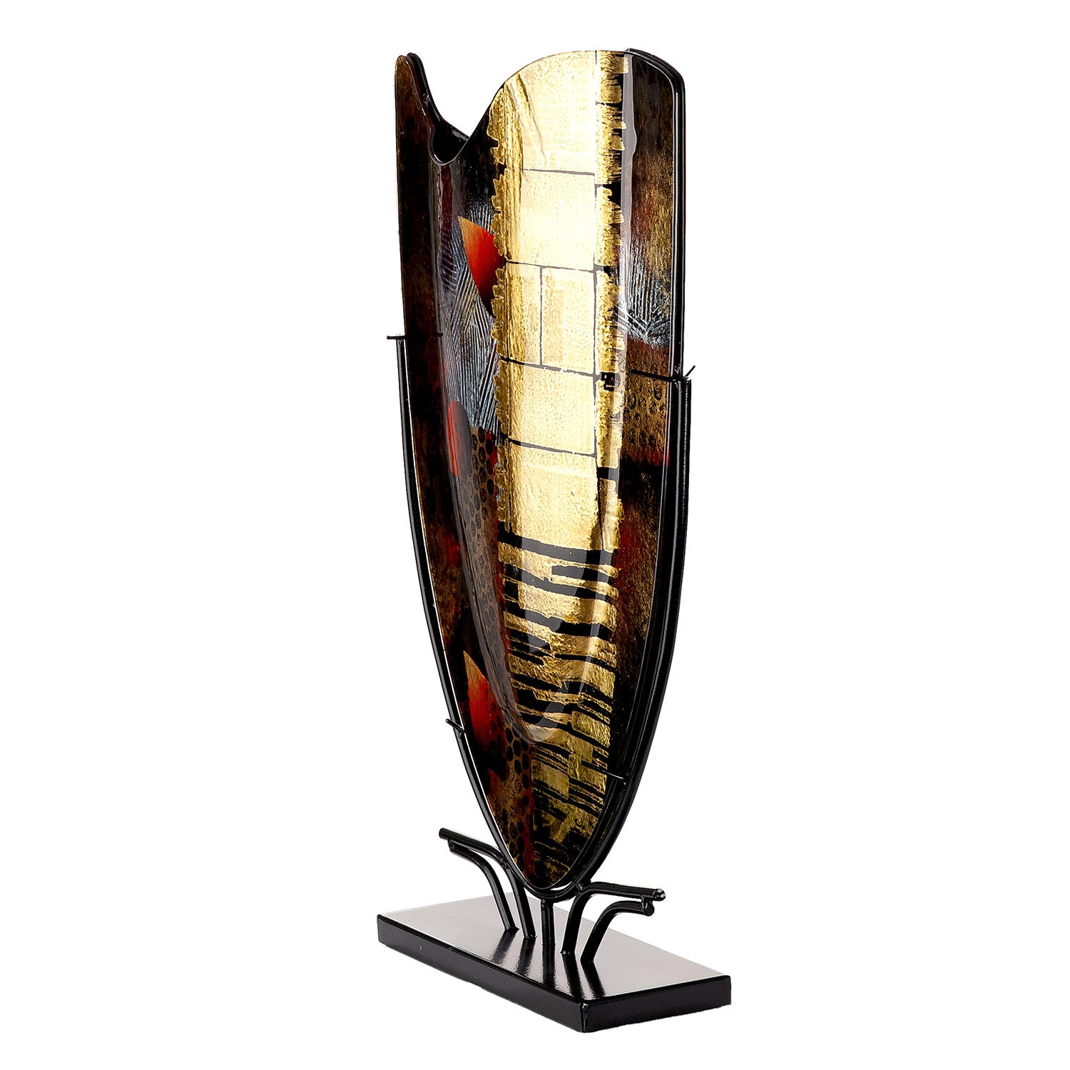 GILDE Vase de sol »Dixion« Innenwände sind handbemalt, nicht wasserdicht