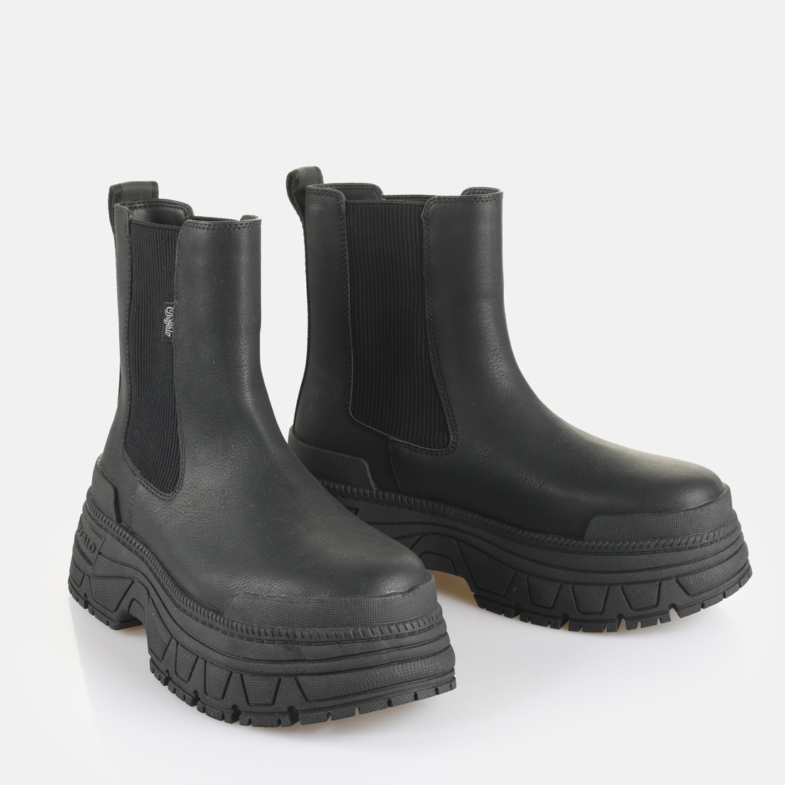 Buffalo Bottines chelsea »FUSION«  Bottes à plateforme, bottines avec inserts stretch latéraux