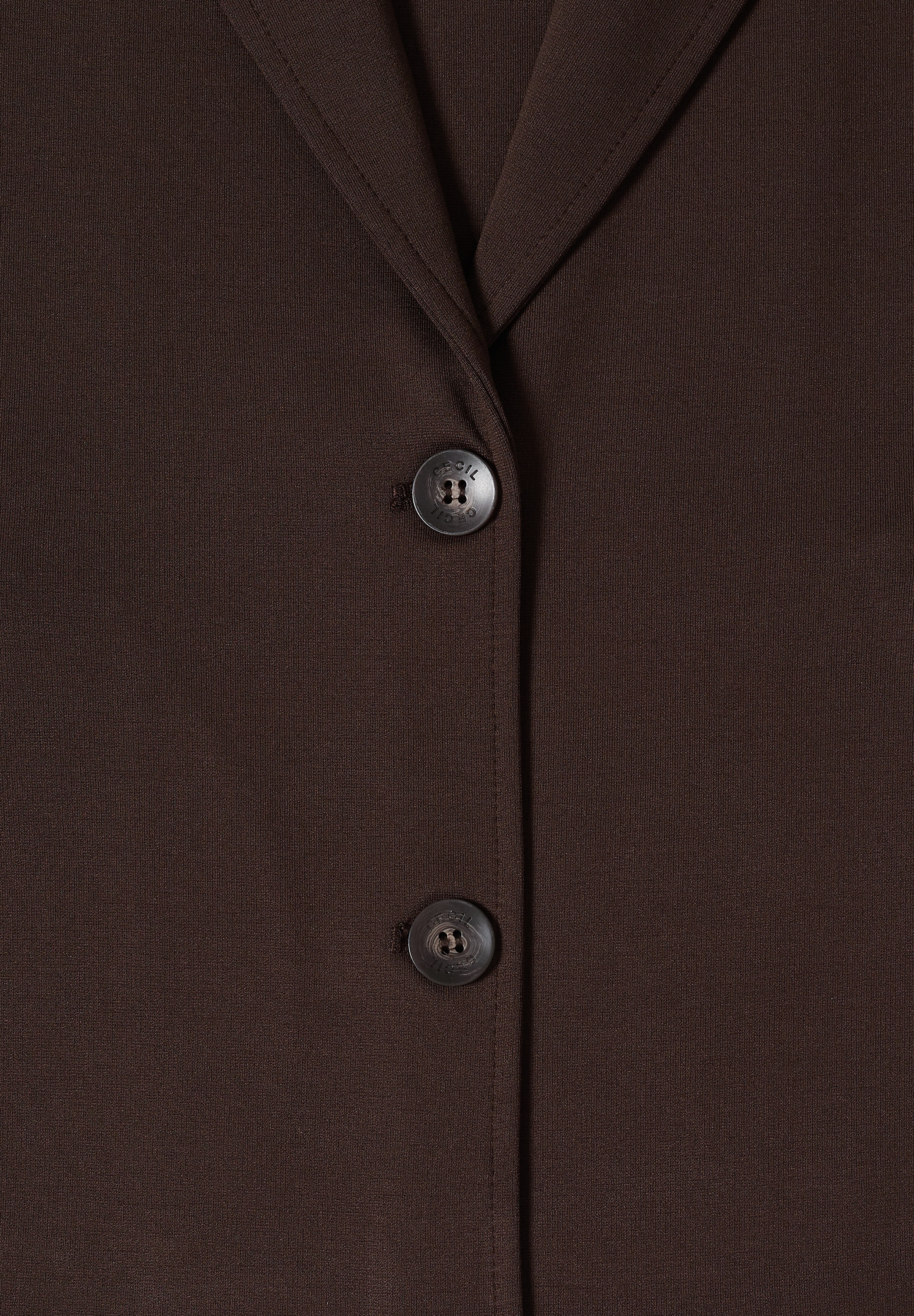 Cecil Blazer en sweat mit Knopfverschluss und Viskose