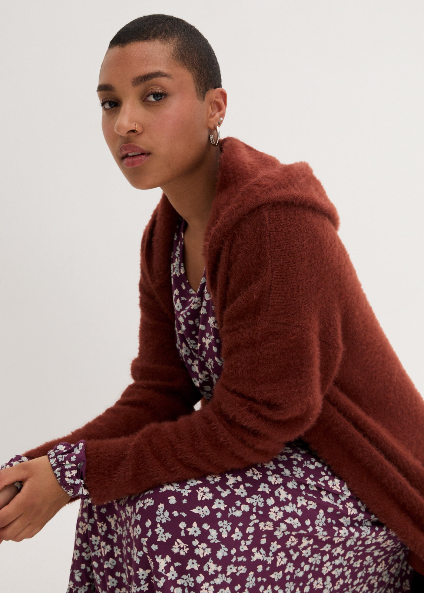 bonprix Robe en jersey »Jerseykleid aus fliessendem Viskose-Mix« für vielseitige Anlässe, aus Viskose-Mix, mit Elasthan-Anteil