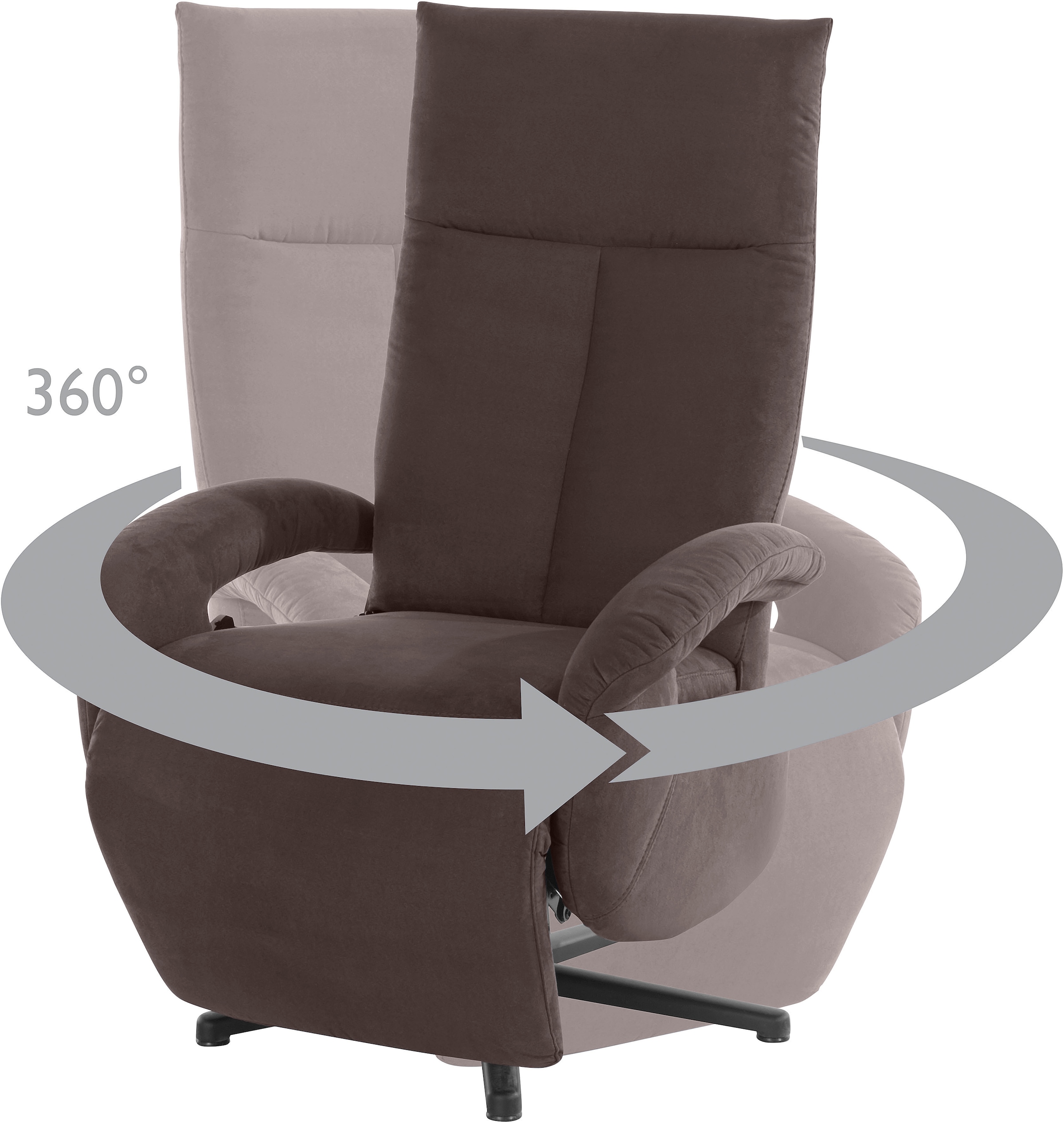 sit&more TV-Sessel »Tycoon« wahlweise manuell, mit zwei Motoren oder mit Akku oder mit 2 Motoren