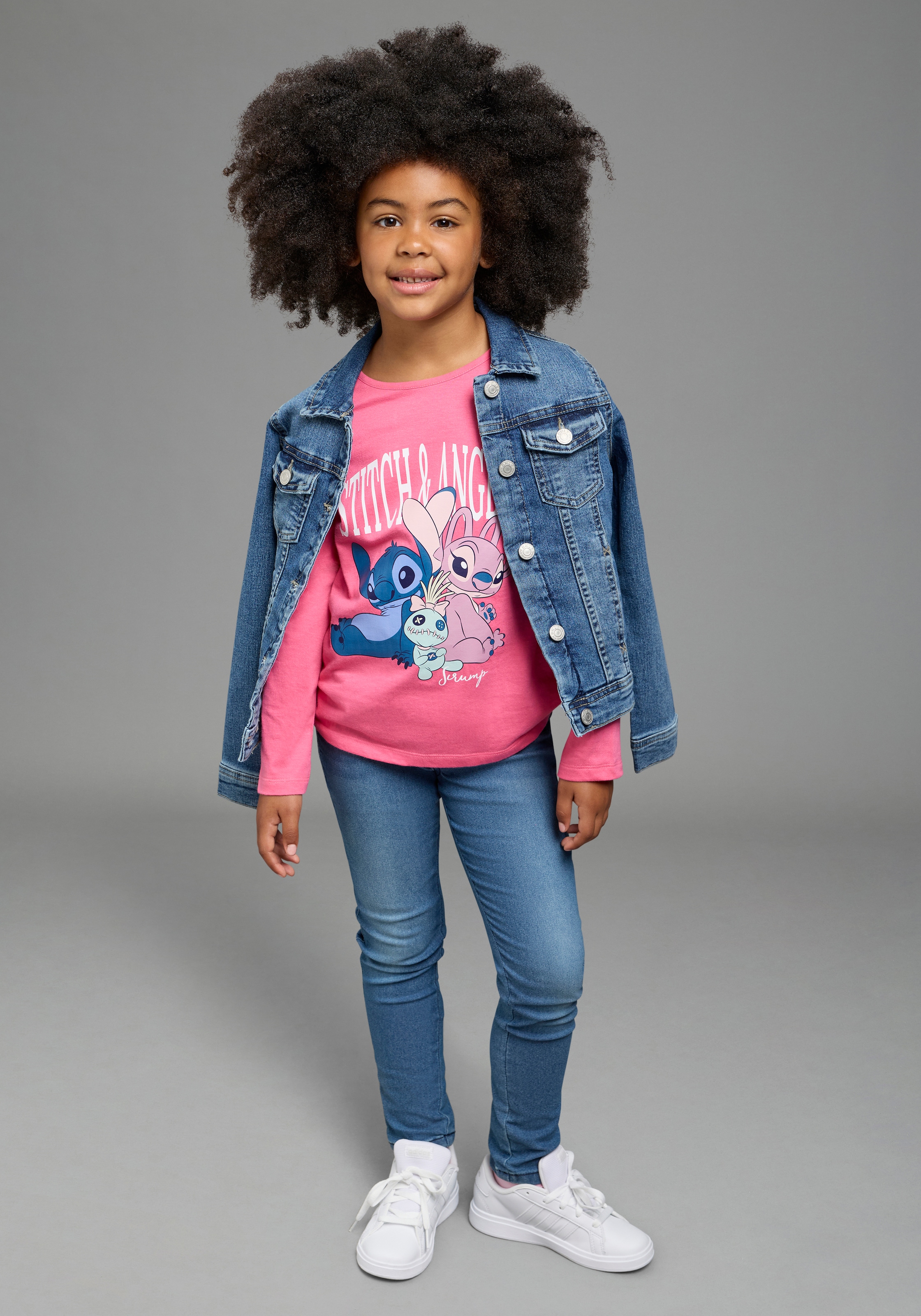 KIDSWORLD T-shirt à manches longues »STITCH Shirt, Disney« t-shirt Disney, manches longues, coupe basique, imprimé