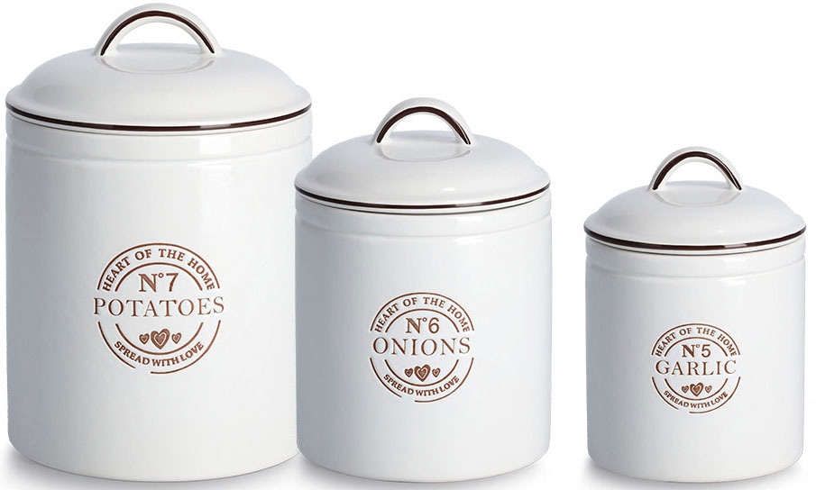 Zeller Present Boîte à provisions »Potatoes« 1 cuis tlg. Eleganter Landhausstil