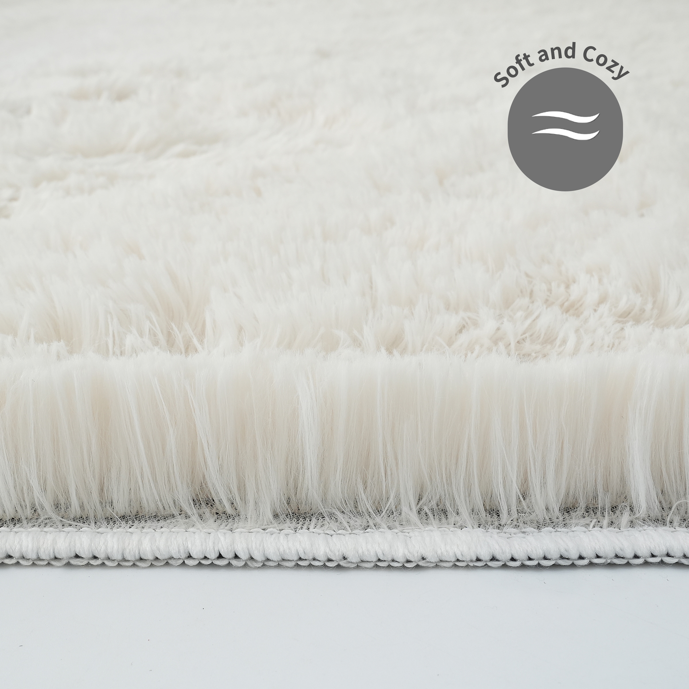 GOODproduct Tapis à poils longs »Leava, besonders weich und kuschelig, leichter Glanz« Rectangulaire 37 mm Höhe uni, Mikrofaser Teppiche, Plüsch, Wohnzimmer, Schlafzimmer, Esszimmer