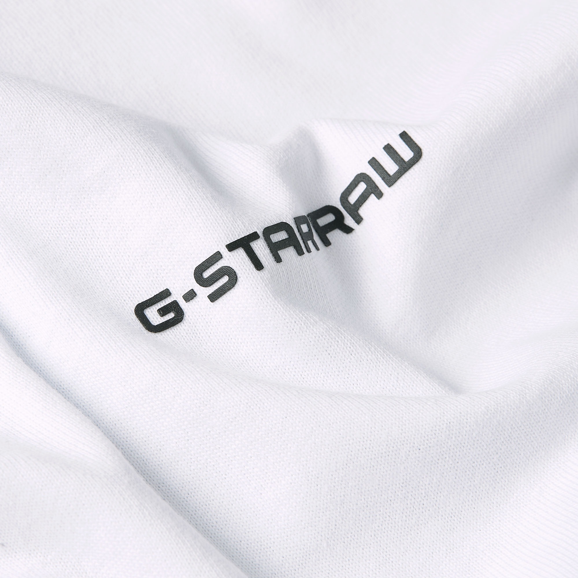 G-STAR Shirt à col rond »Boxy« sans manches, inscription logo