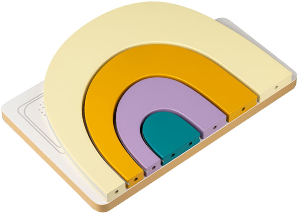 tonies Étagère pour enfants »Standregal - Regenbogen« für bis zu 40 Tonies