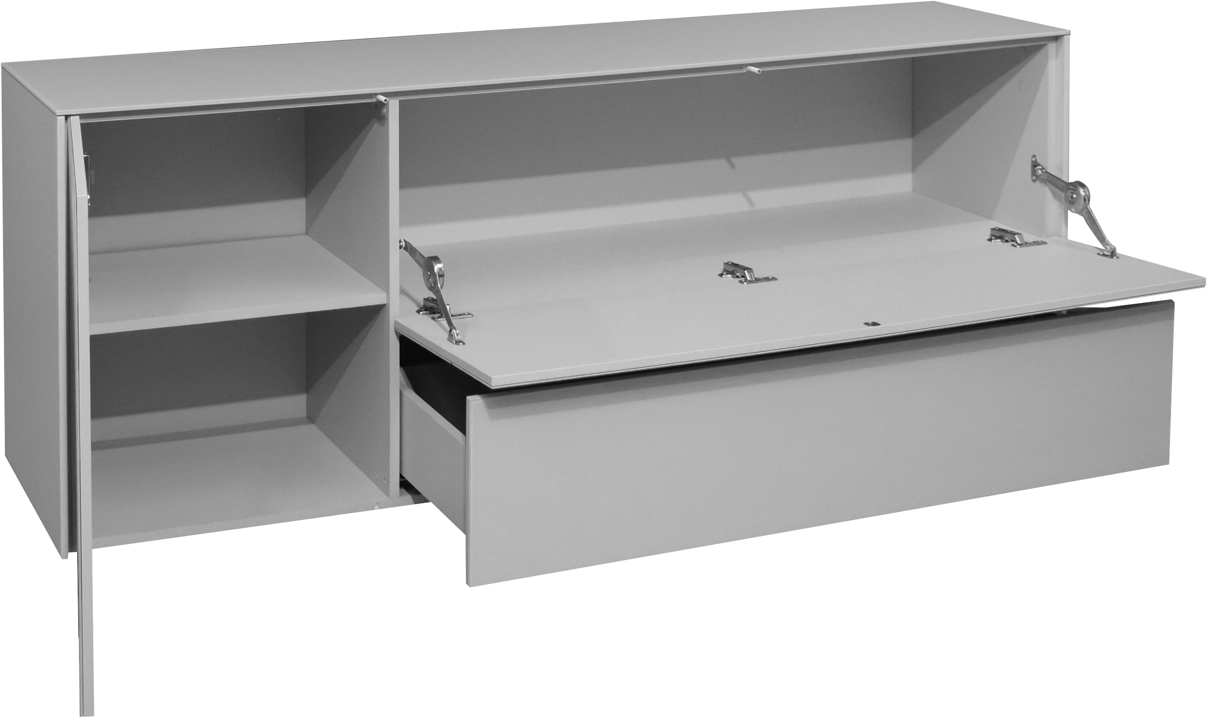 Mäusbacher Lowboard »Imola TOPSELLER!« OTTOs Choice,  Mäusbacher Lowboard, mit Glasfront und Glasoberplatte, 1 Schublade