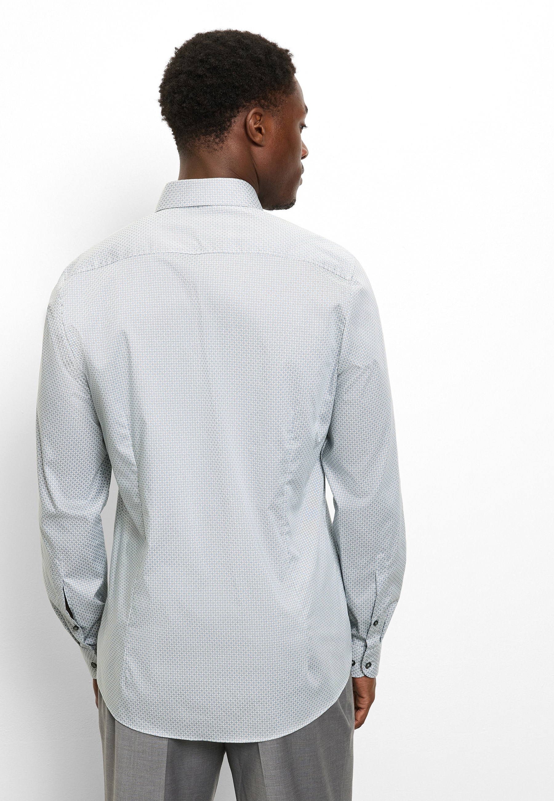 OLYMP Langarmhemd »Level Five« Businesshemd, body fit, New York Kentkragen, gemustert