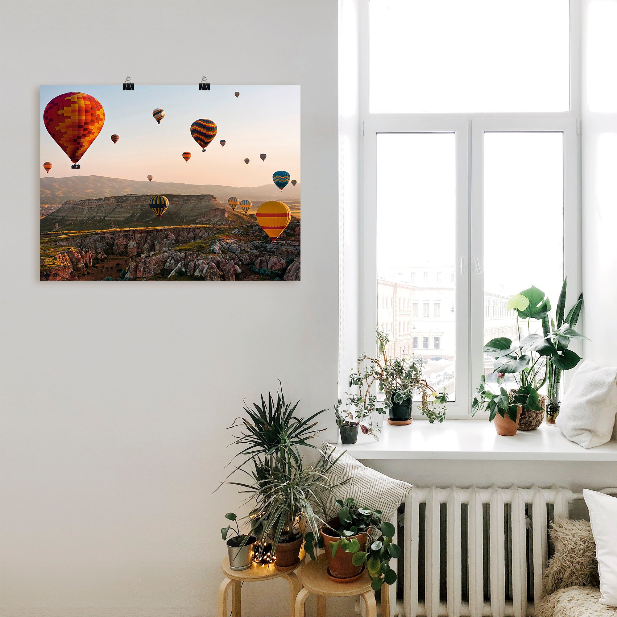 Artland Poster »Kappadokien Ballonfahrt« Ballonfahren 1 Stk. tlg. ohne Rahmen