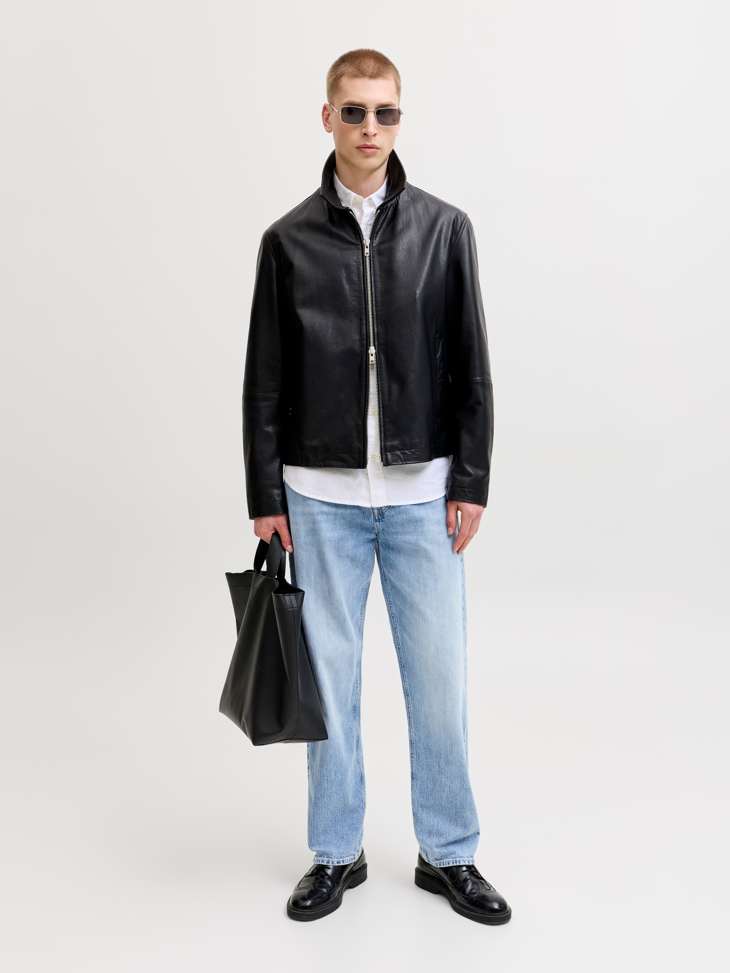 Jack & Jones Loose-fit-Jeans »JJIEDDIE JJORIGINAL SQ« Baumwolle, loose fit