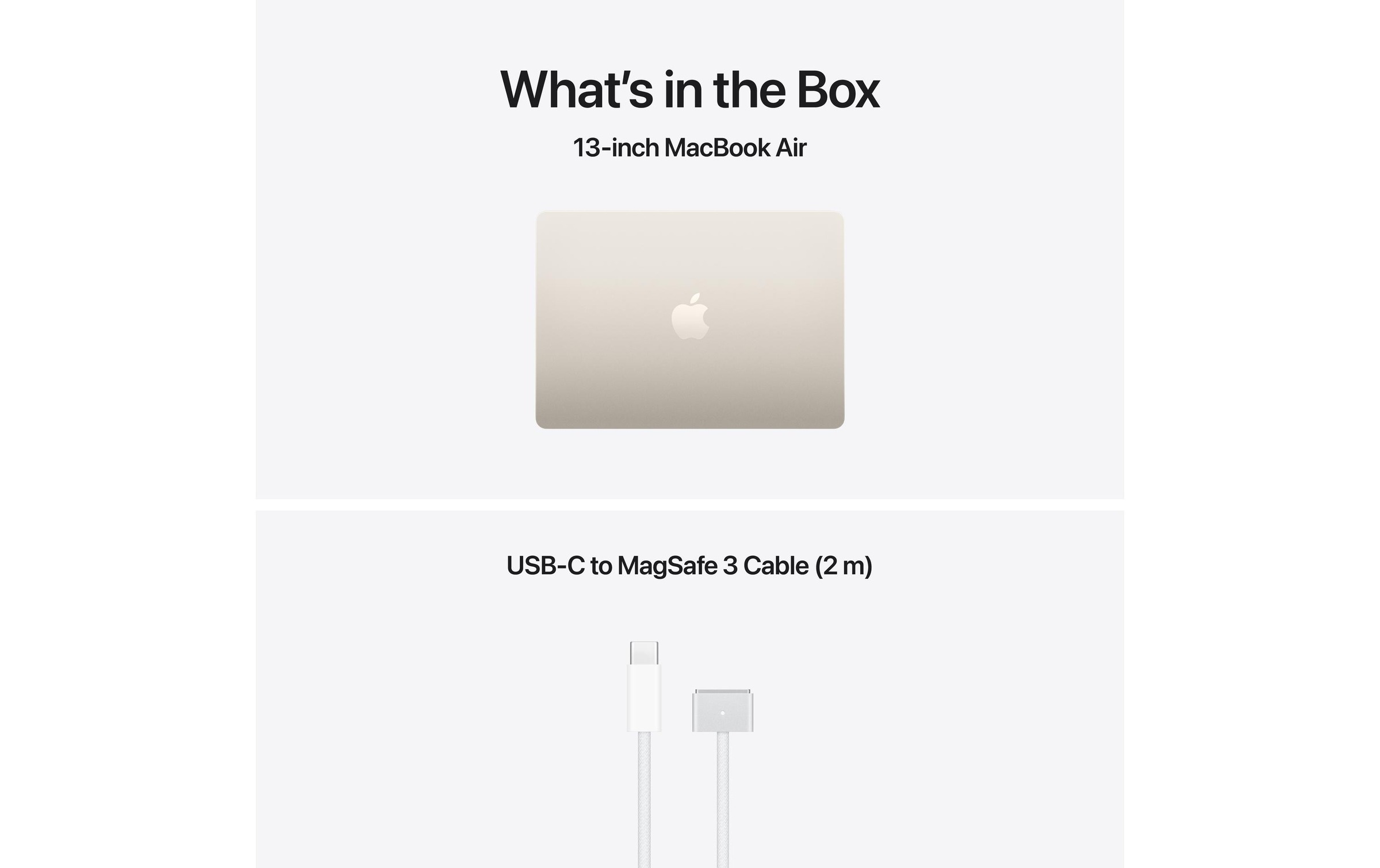 Apple Notebook »MacBook Air 13 2026 M5 10C GPU / 32 GB / 512 GB Starlight« / 13,6 ″ Apple Integrierte NPU (Neural Processing Unit)