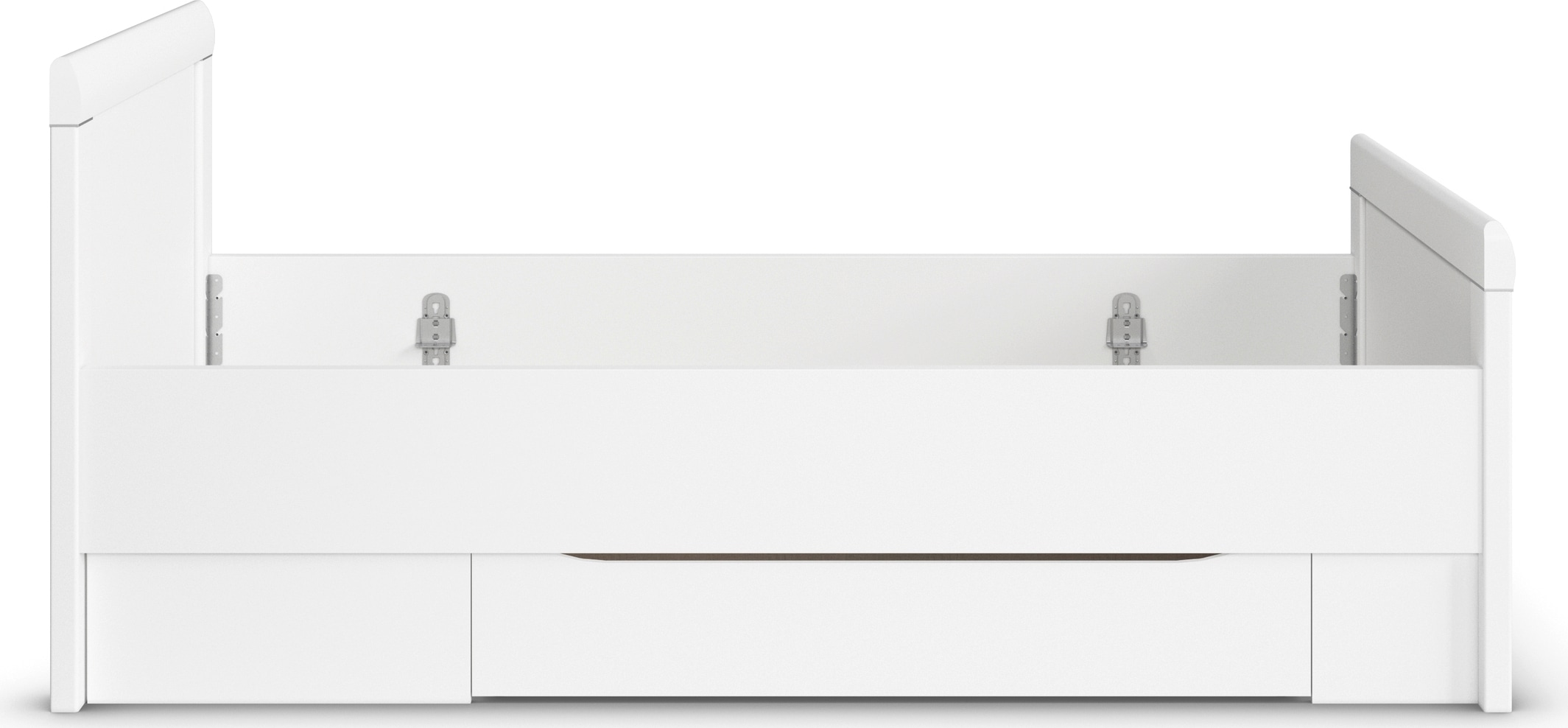 rauch Lit de rangement »Bett Einzelbett Stollenbett Bettkästen EVELYN« à hauteur confortable avec tête de lit en bois et tiroirs MADE IN GERMANY