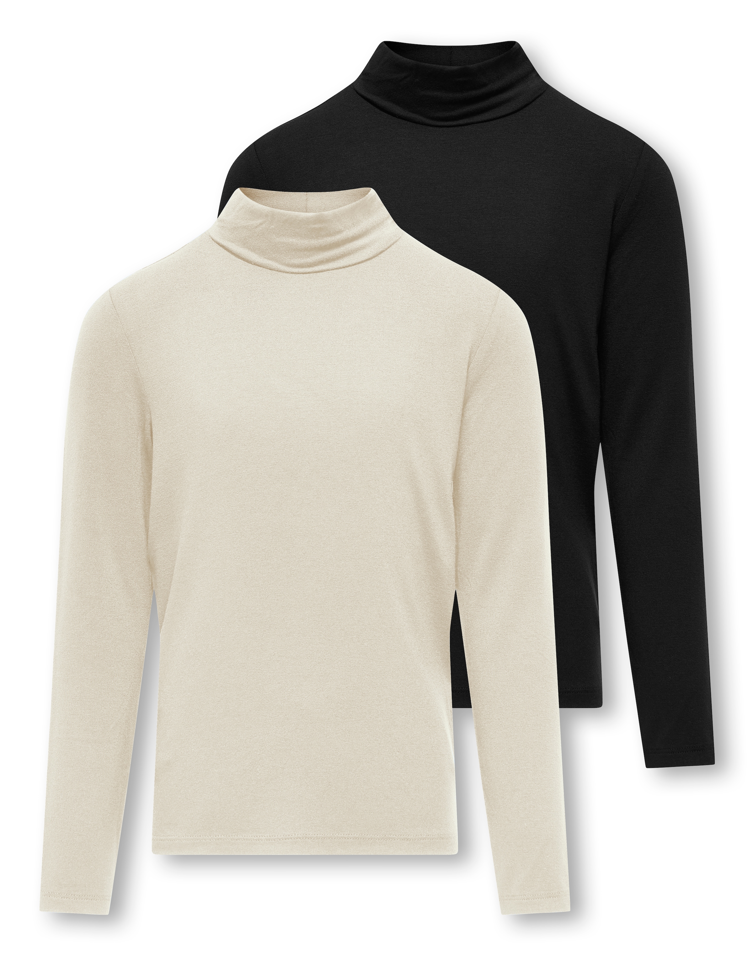 KIDS ONLY Rollkragenshirt »KOGLELA L/S ROLLNECK TOP 2-PACK JRS« Packung, 2 Viskosemischung