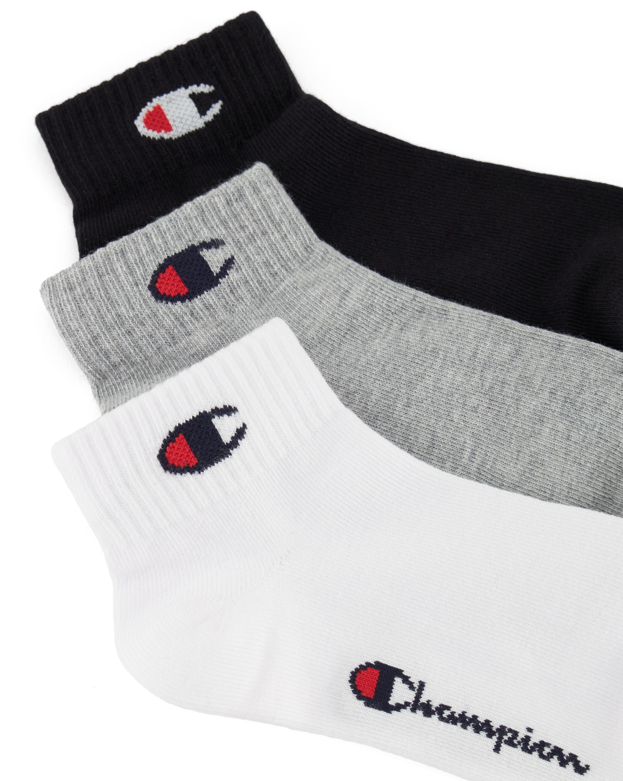 Champion Chaussettes courtes »6 Pack Quarter Socks« Set, 6 cuis tlg. für Kinder, sportlicher Look, aus Baumwollmischung