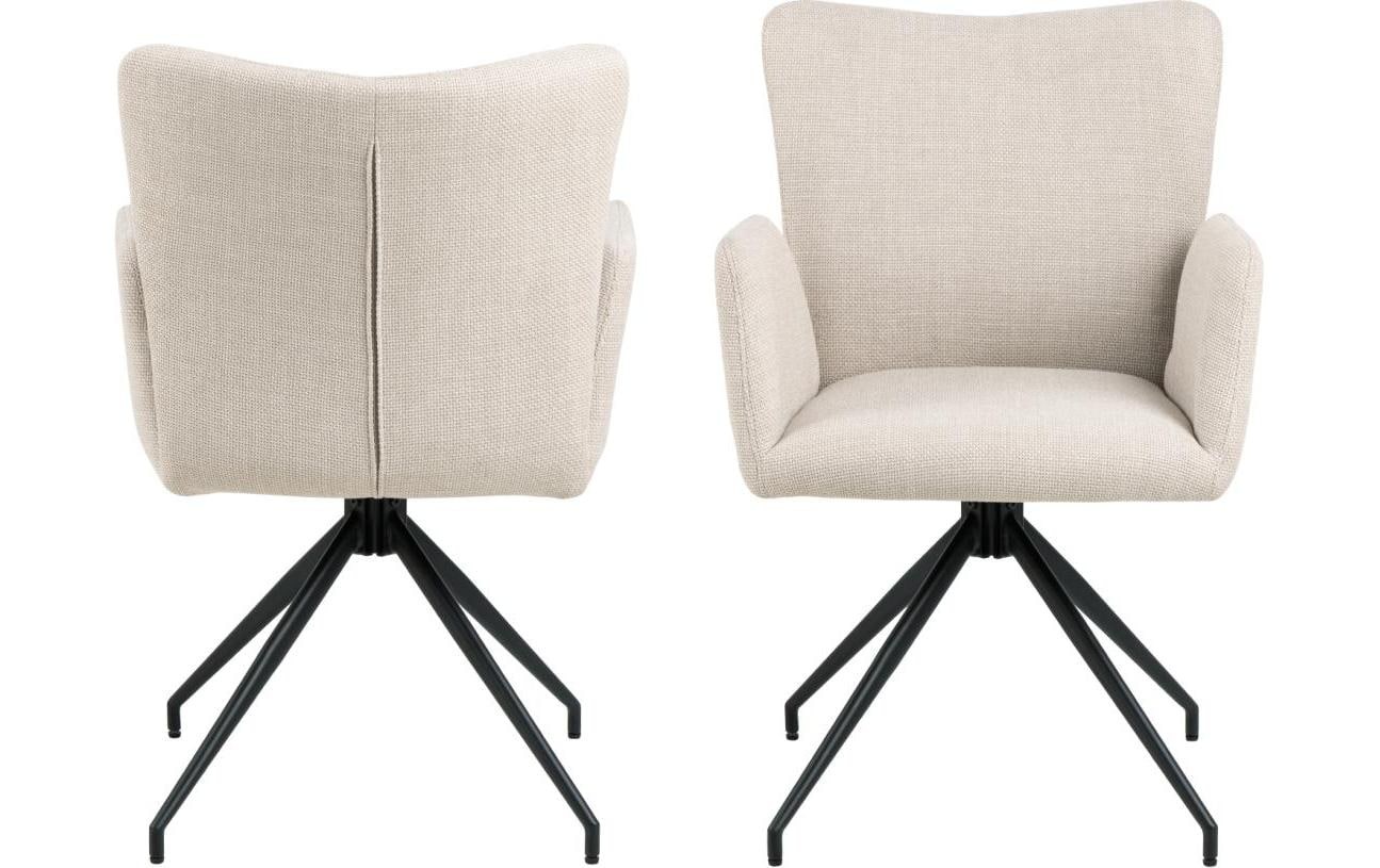 AC Design Chaise »Laura« () 2 cuisEsszimmerstuhl, Armlehne, (Set, 2 st), Drehfunktion, sitzhöhe: 48 cm