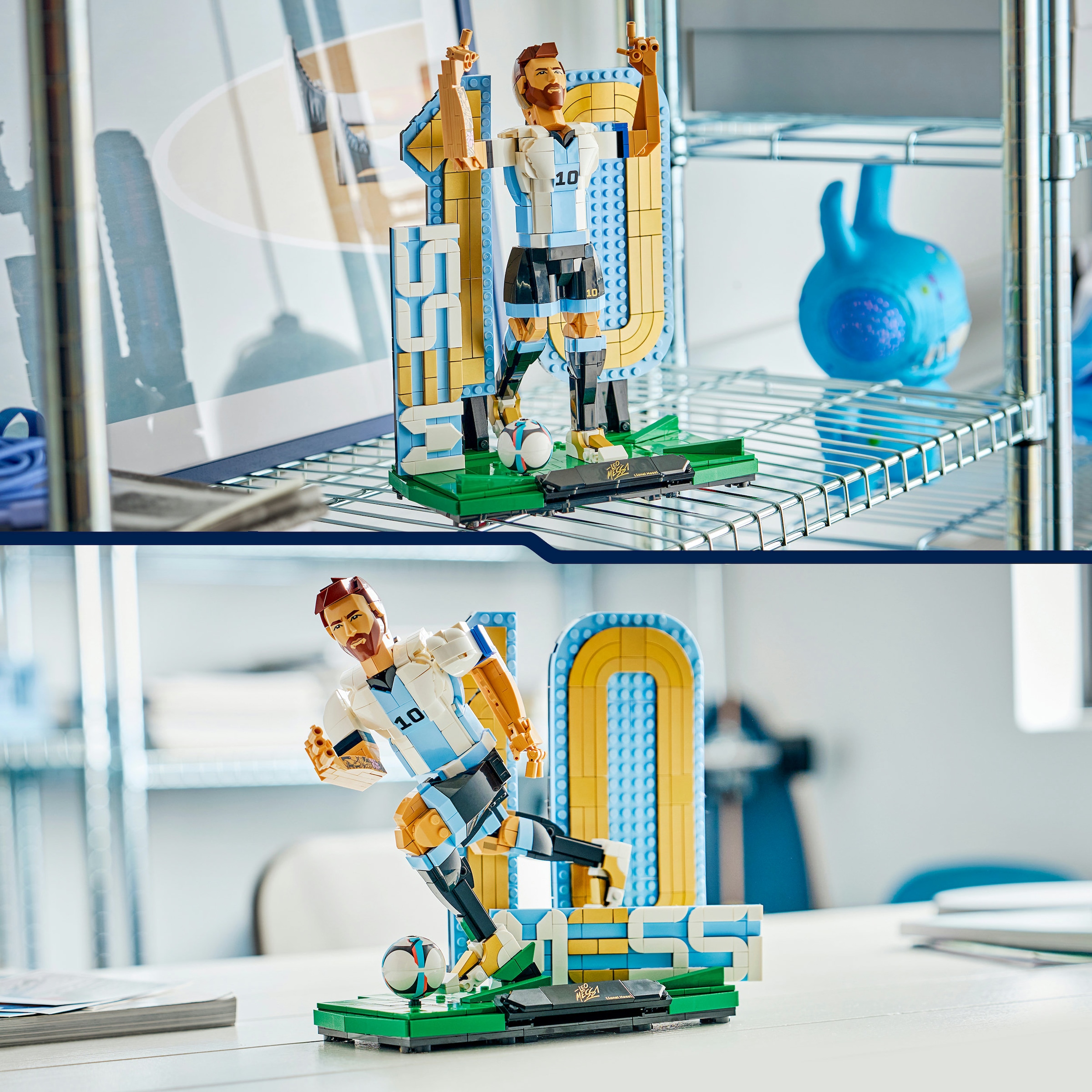 LEGO® Konstruktionsspielsteine »Lionel Messi – Fussballlegende (43015), LEGO Editions Football«