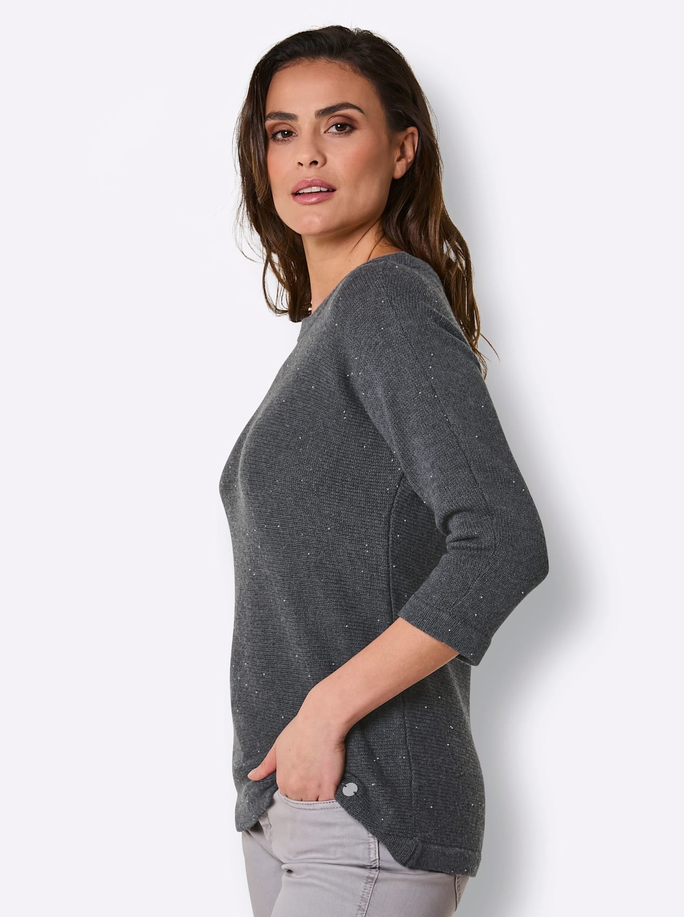 CREATION L PREMIUM Pull en laine »Kaschmir-Woll-Pullover«