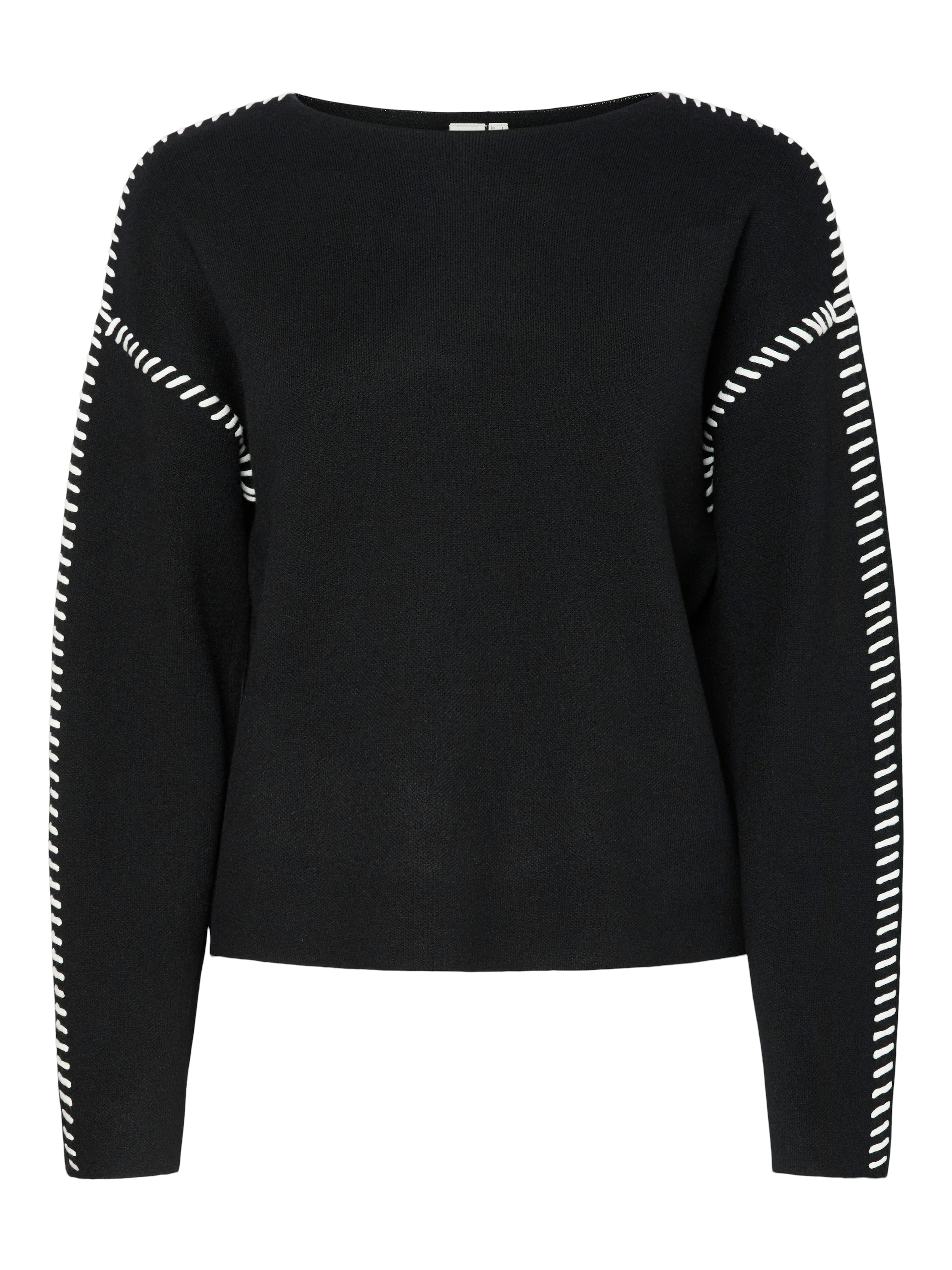 Y.A.S Strickpullover »YASSTITCHA LS KNIT PULLOVER S. NOOS« farblich abgesetzte Nähte