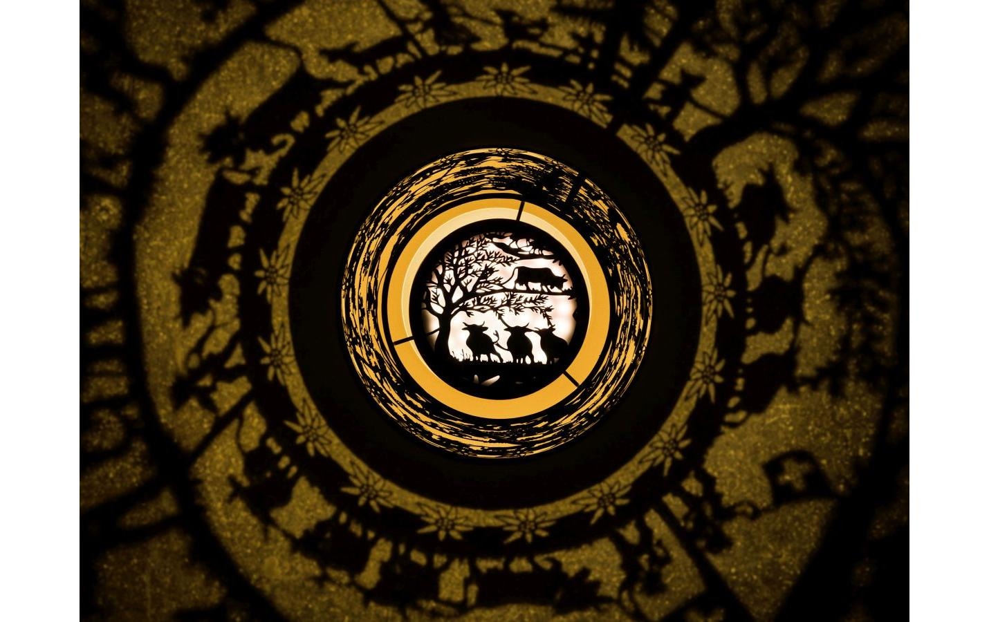 STT LED Laterne »Nova swissness« Warmweiss