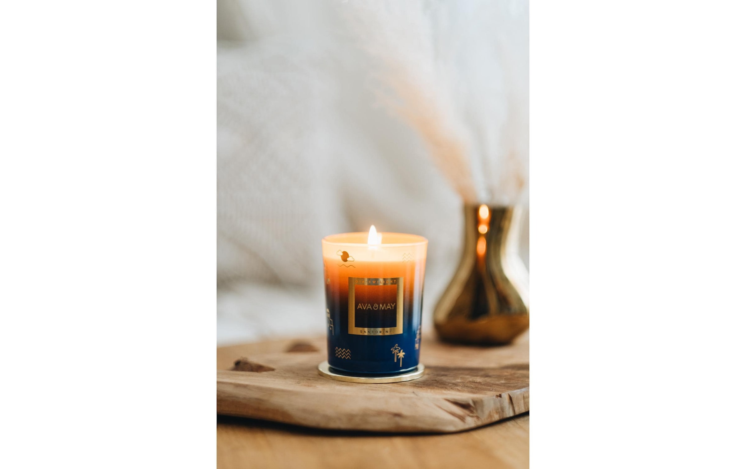 AVA & MAY Bougie parfumée »Oia Twilight 180 g«