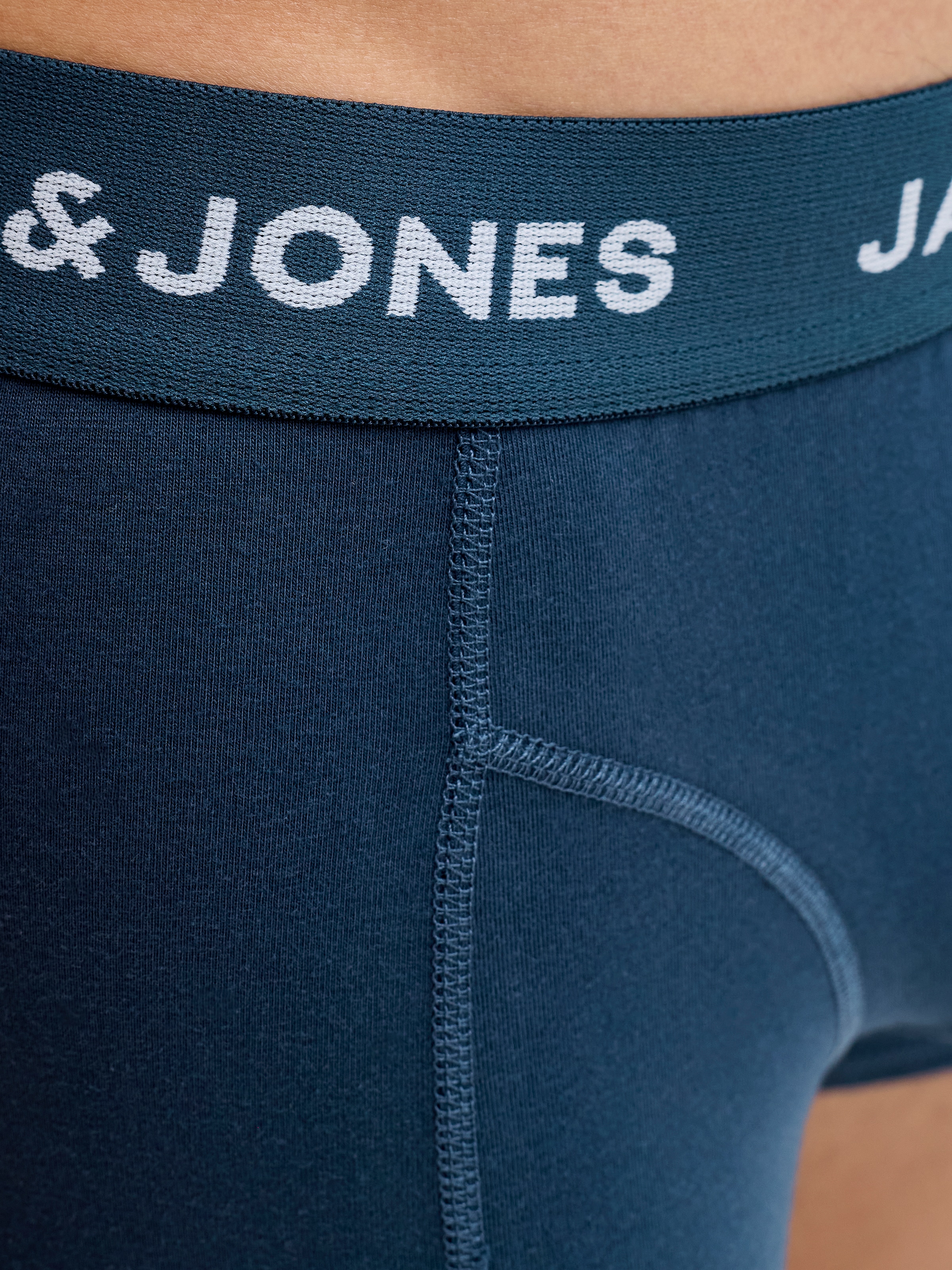 Jack & Jones Trunk »JACBOLT SOLID TRUNKS 12 PACK« Packung, 12 Stk. Baumwollmischung, elastischer Bund