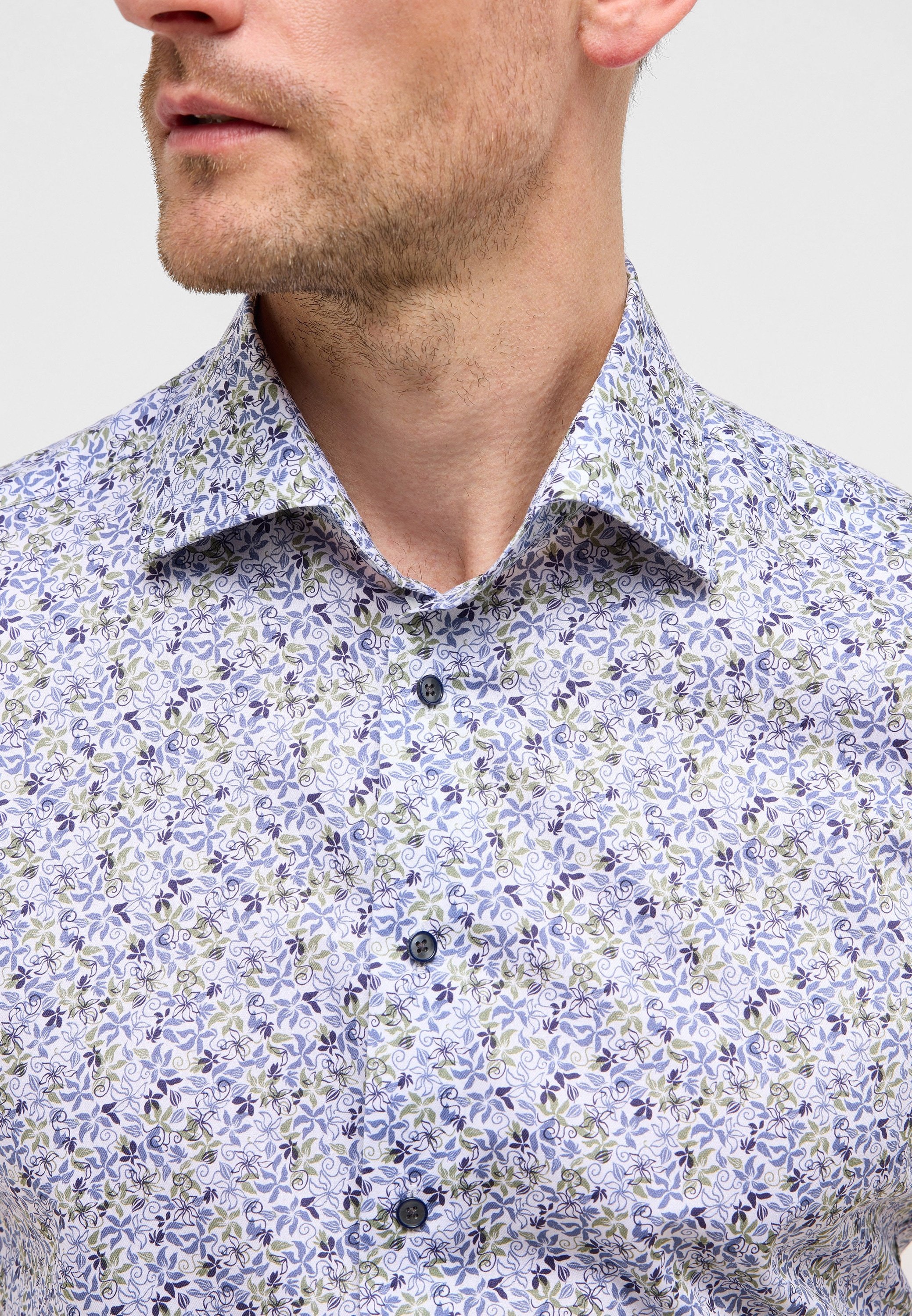 Eterna Chemise à manches courtes »MODERN FIT« NON IRON (bügelfrei)