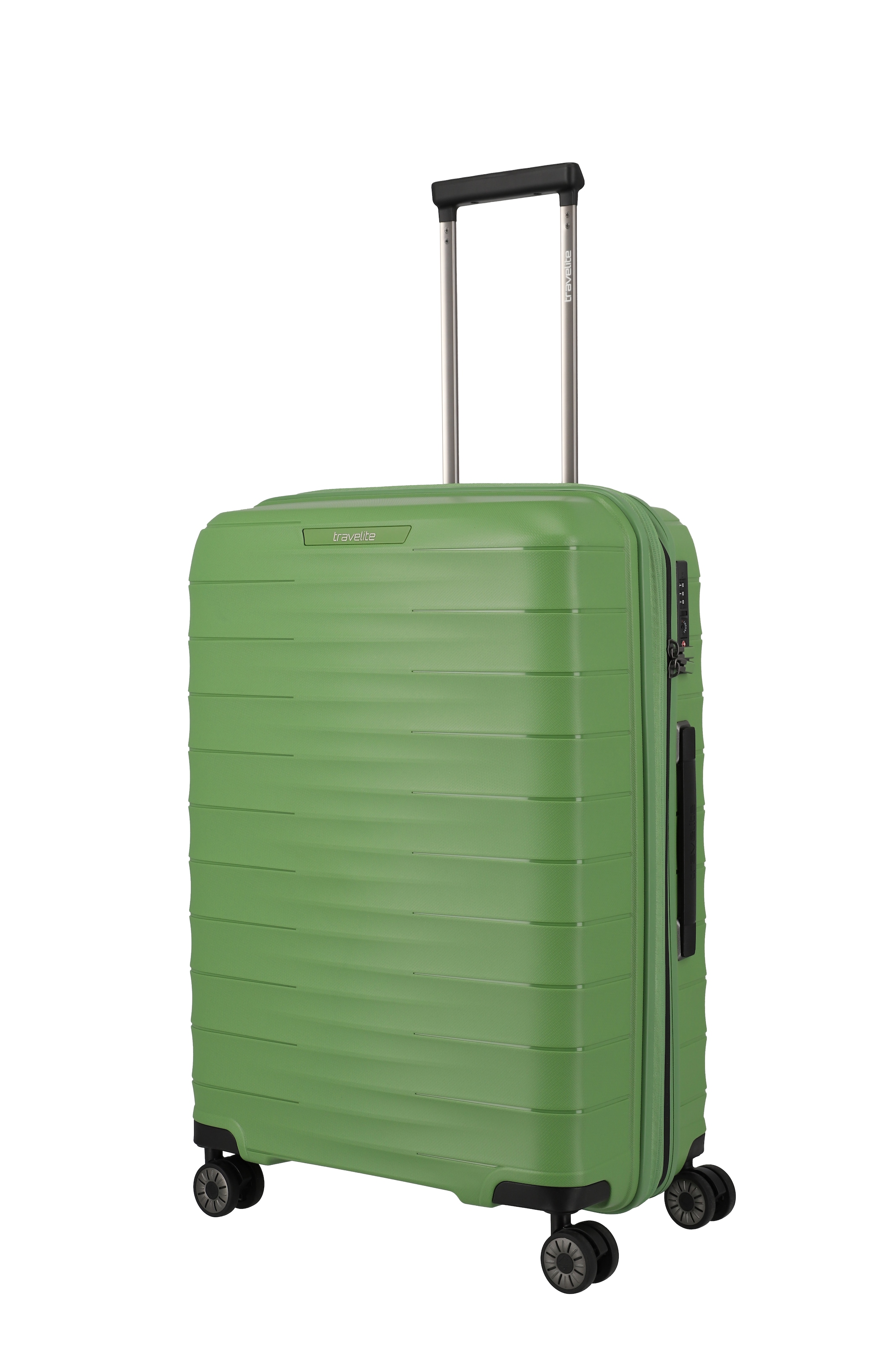 travelite Trolleyset »MOOBY 3-teilig Reisekoffer Hartschale« mit TSA-Schloss und recyceltem Polypropylen