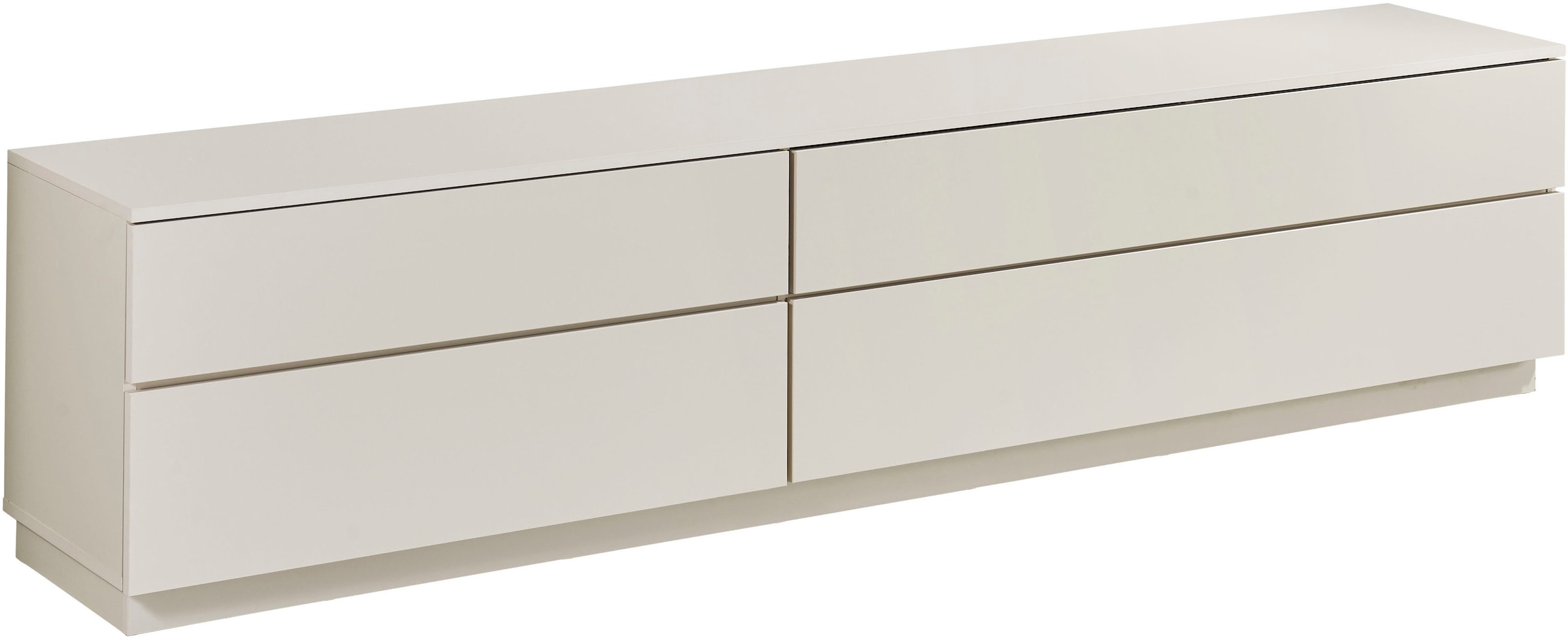 HBZ Table basse »Vince Lowboard, B/H/T 220x50x38 cm« 1 cuis tlg. Breite 220 cm, Push-to Open, Melaminbeschichtung