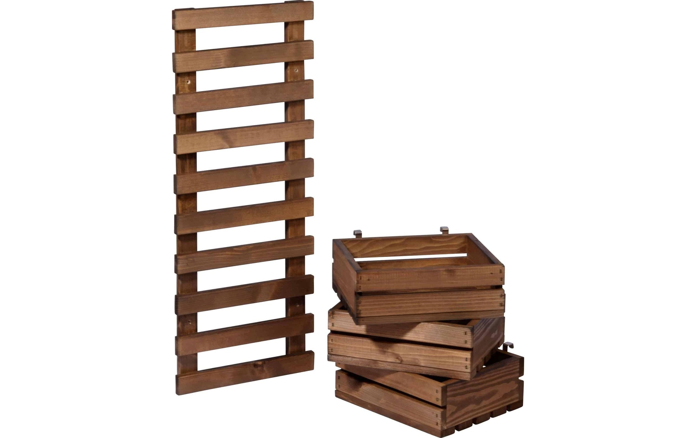 dobar Lit surélevé »3-stufige Blumenleiter für die Wandmontage«