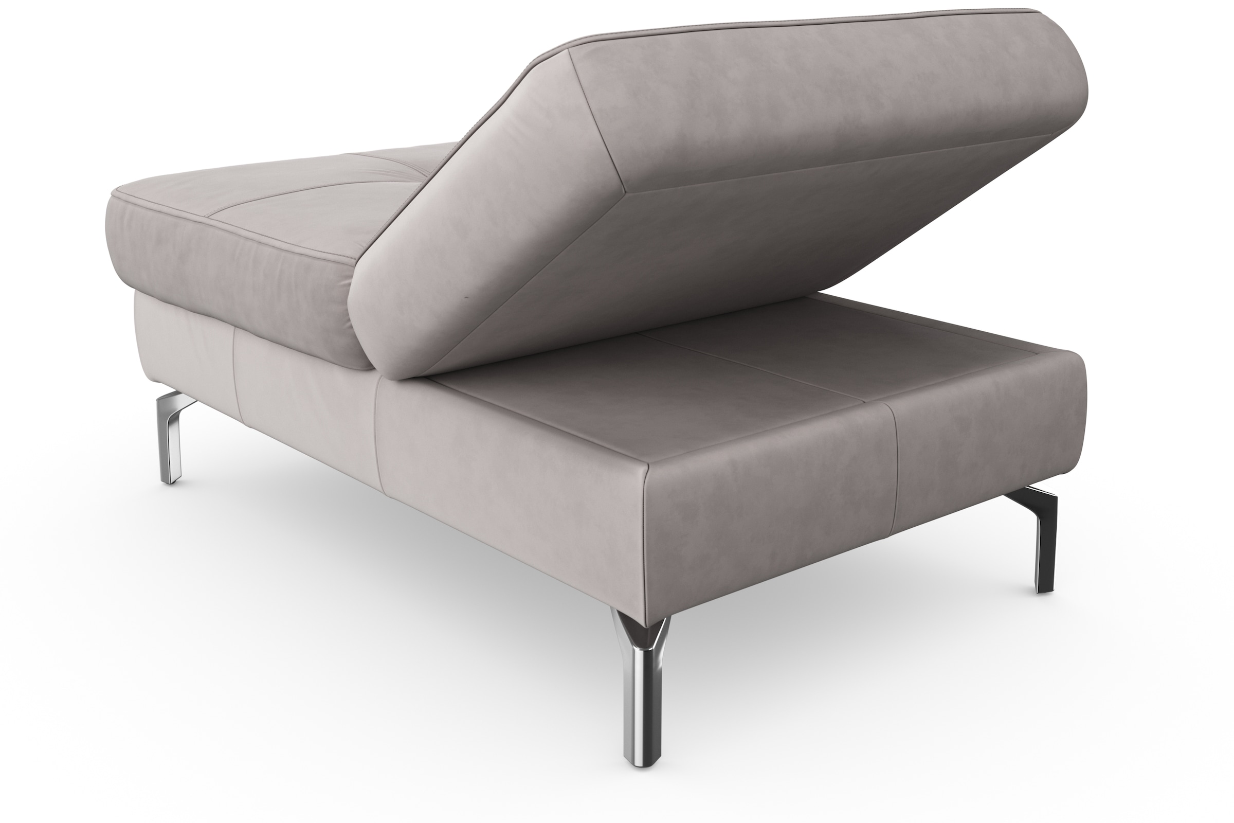sit&more Hocker »Bendigo« mit Klappfunktion, Bodenfreiheit 15 cm, wahlweise in 2 Fussfarben