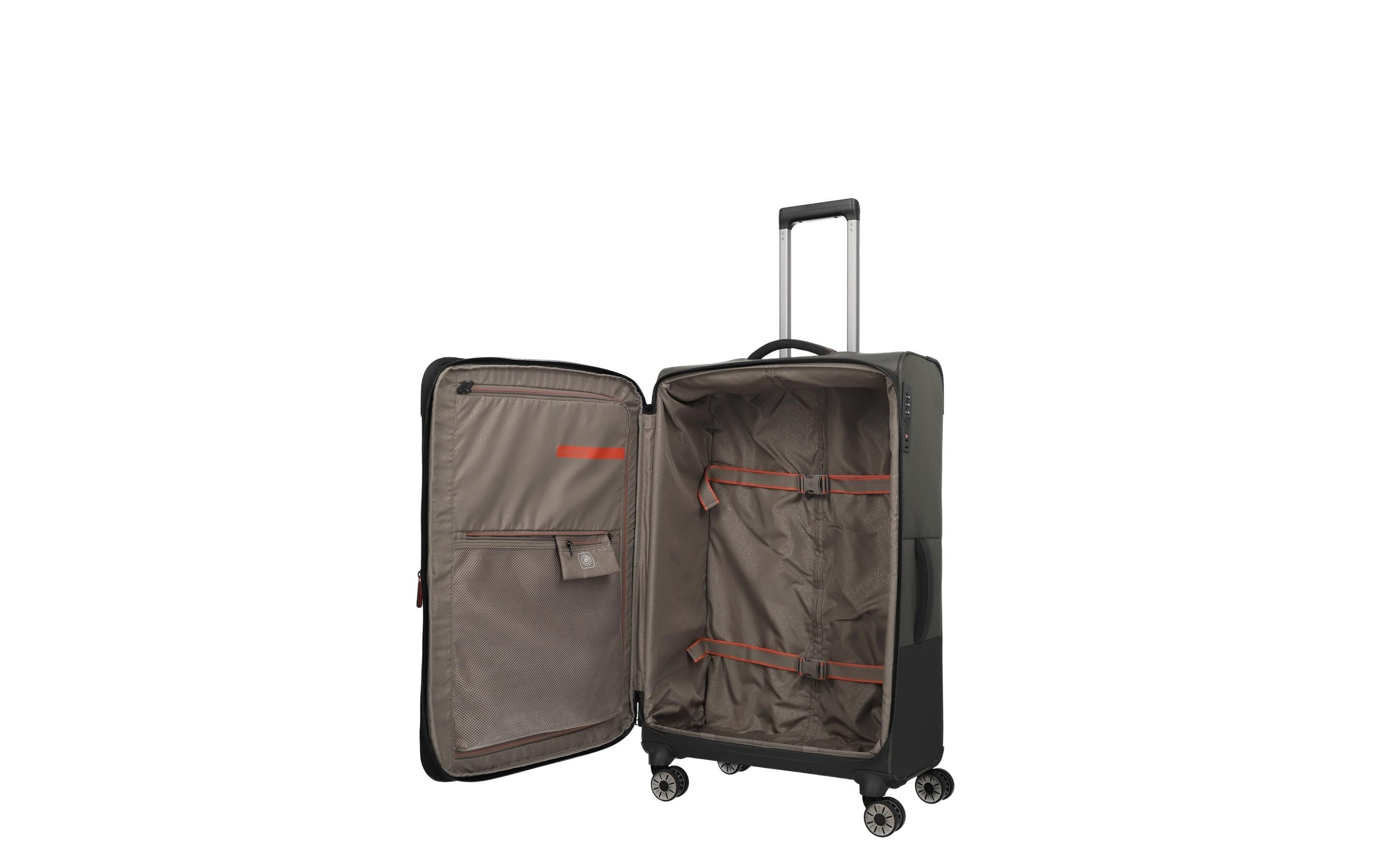 travelite Trolley »travelite Crosslite Trolley L Erweiterbar, 88 l« 88 l 4 Rollen