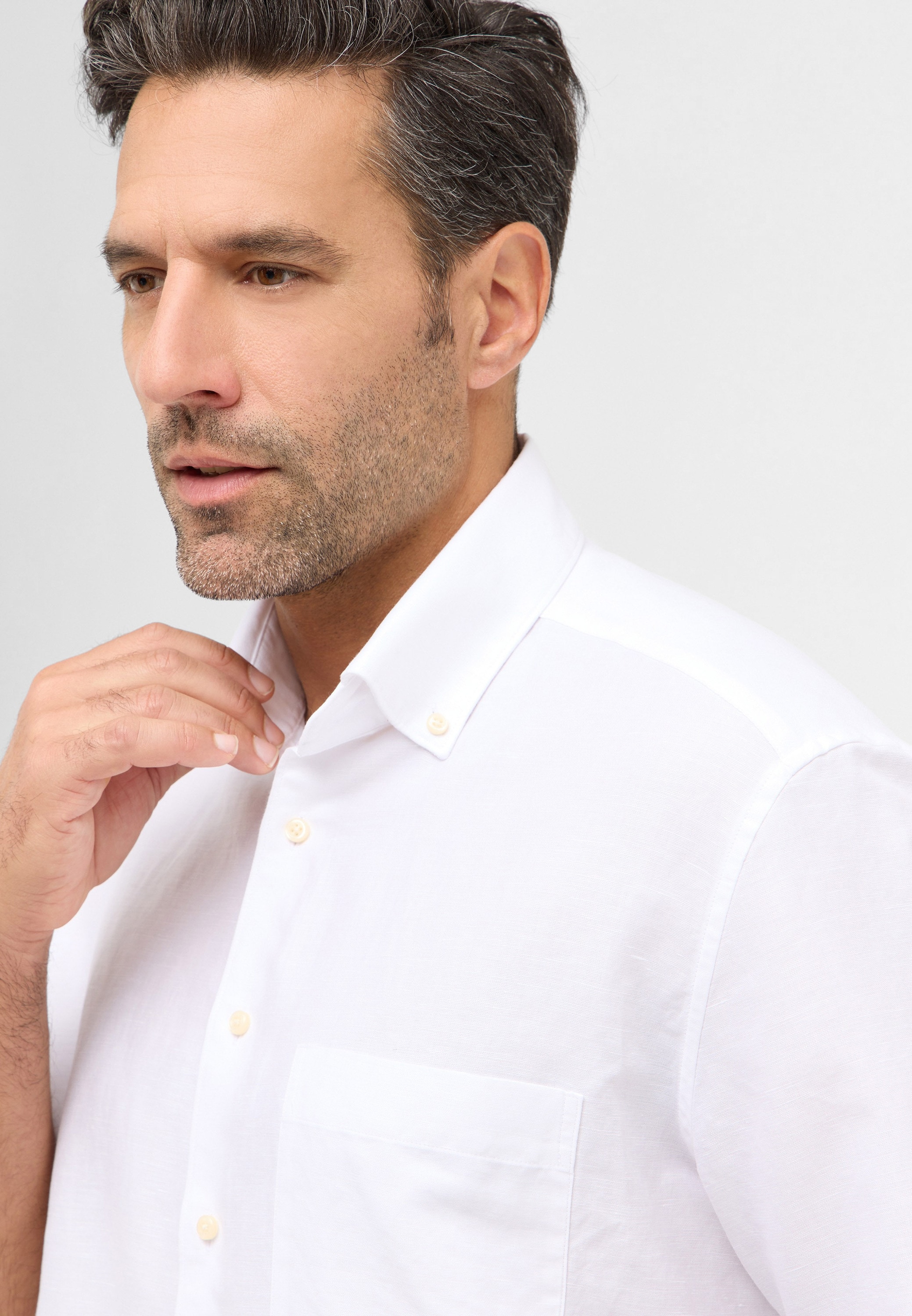 Eterna Chemise à manches courtes »COMFORT FIT« EASY IRON (bügelleicht)