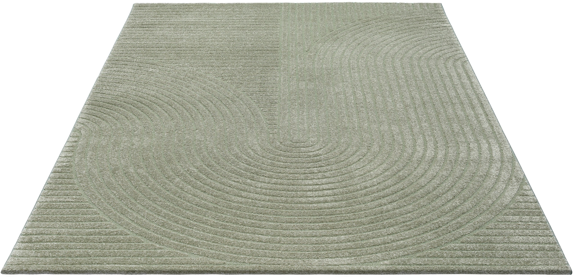 GOODproduct Tapis design »Eliaan 3D Optik/Hoch-Tief Effekt« Rectangulaire 14 mm Höhe hohe Flordichte und angenehm weich, Teppich Wohnzimmer Boho Design