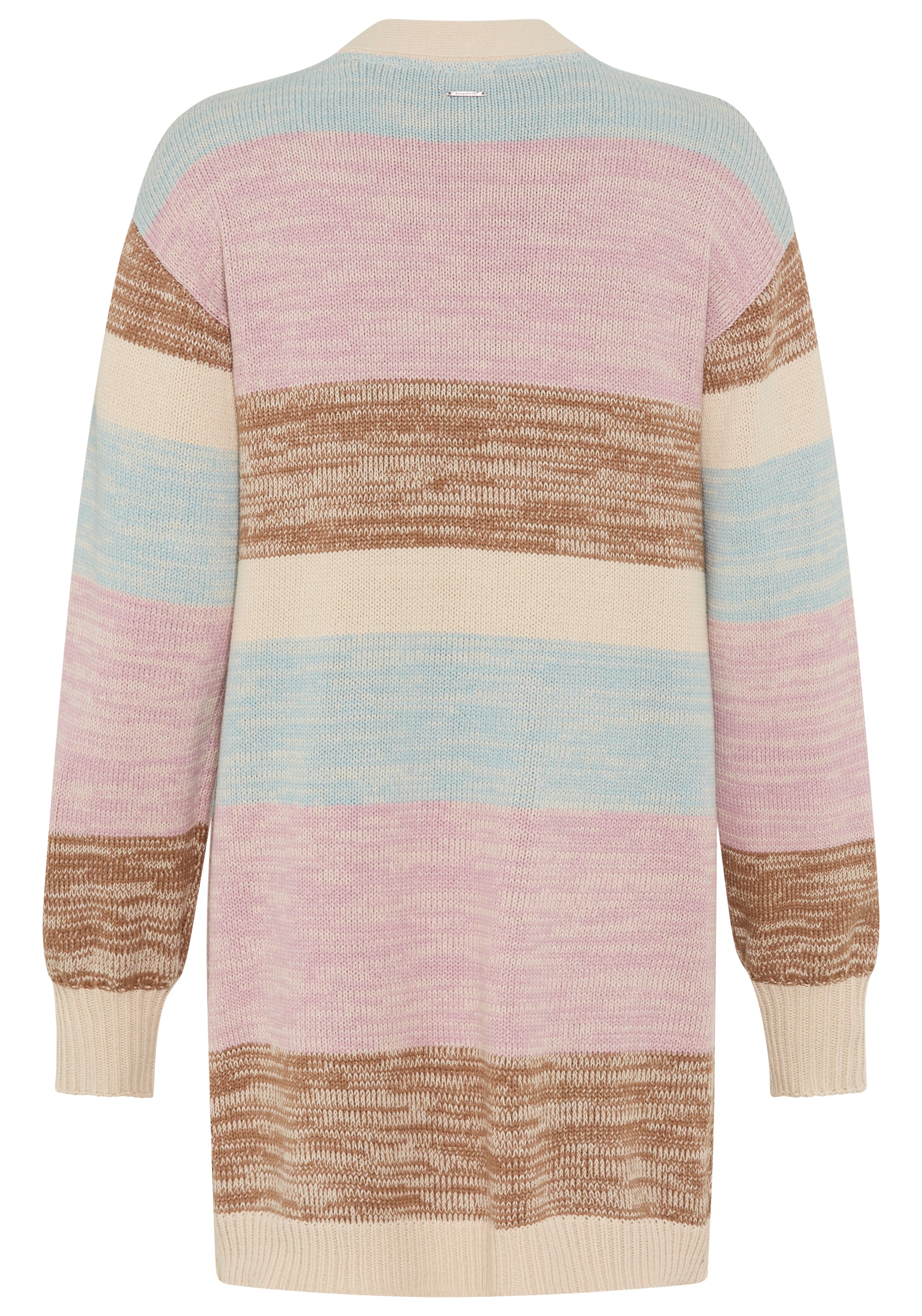 KangaROOS Veste en tricot in offener Long-Form