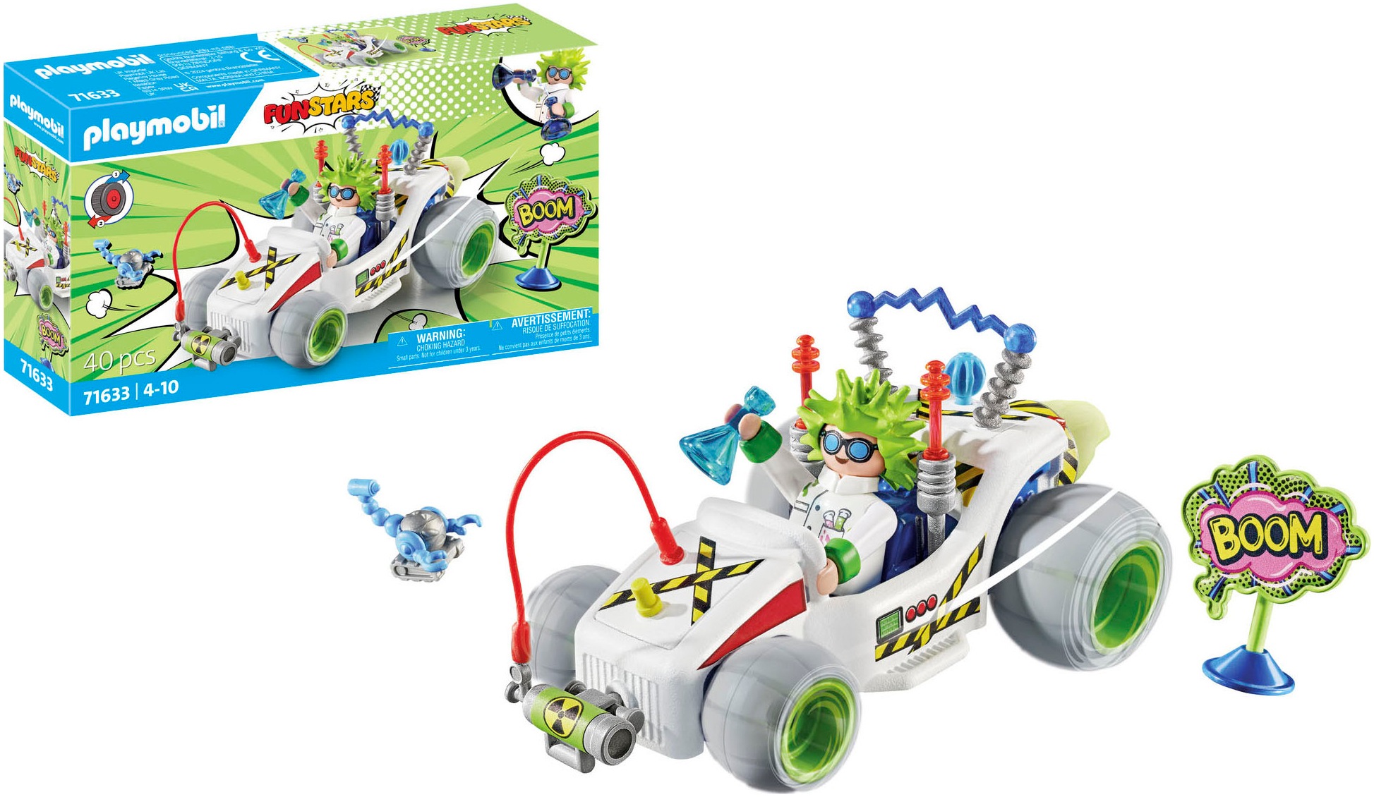 Playmobil® Konstruktions-Spielset »Rasender Professor (71633), Funstars« Made in Europe
