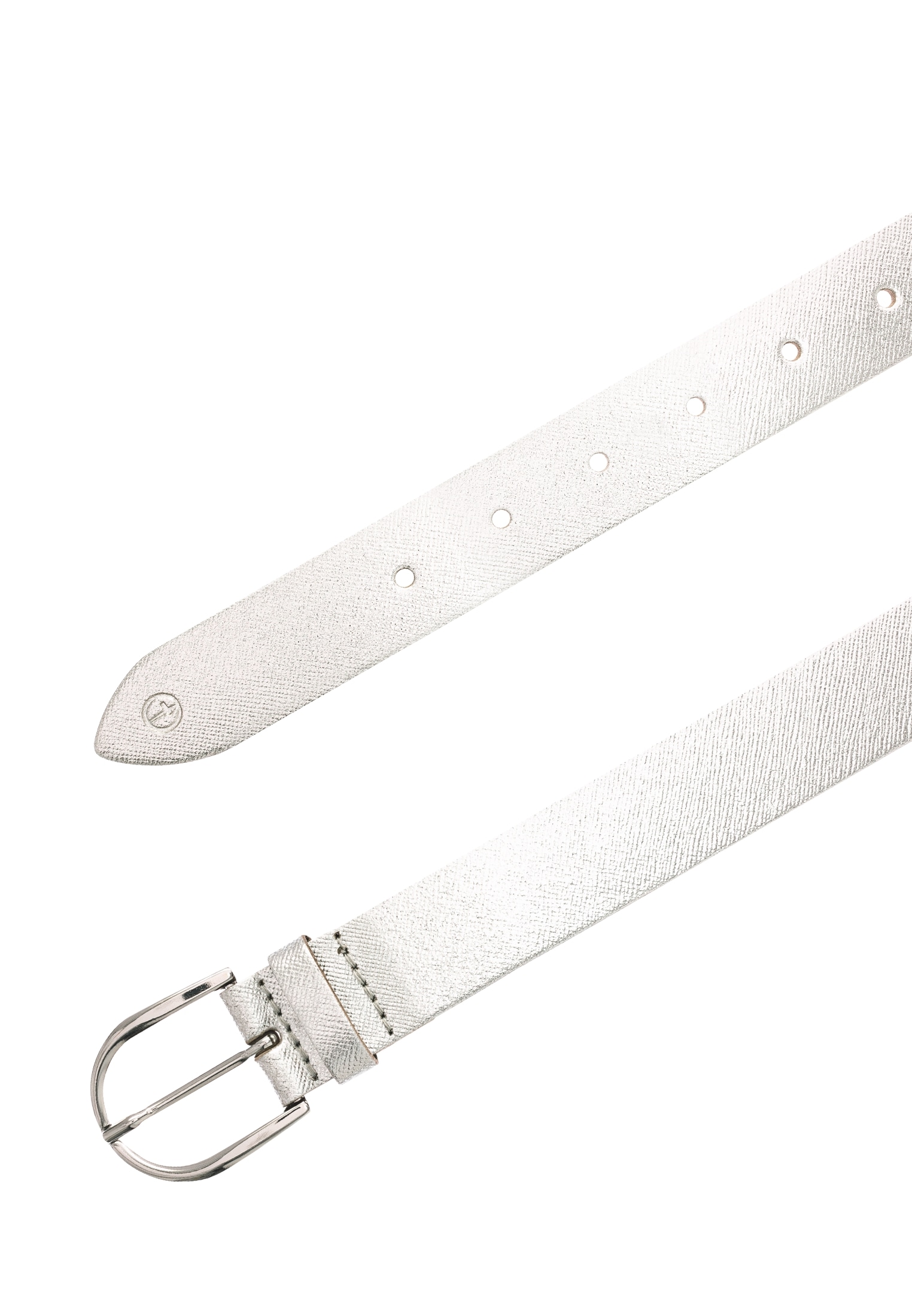 Tamaris Ledergürtel 3 cm breit, leicht strukturierte Oberfläche, dezentes Markenlogo