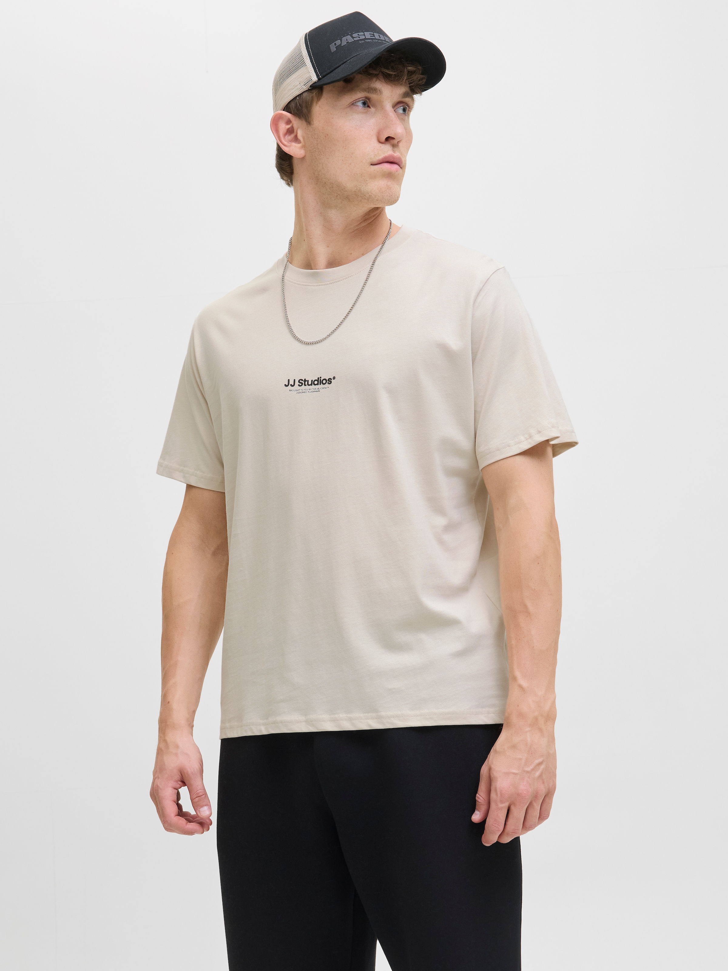 Jack & Jones T-shirt »JJESOHO TEE SS CREW NECK NOOS« mit stylischen Print