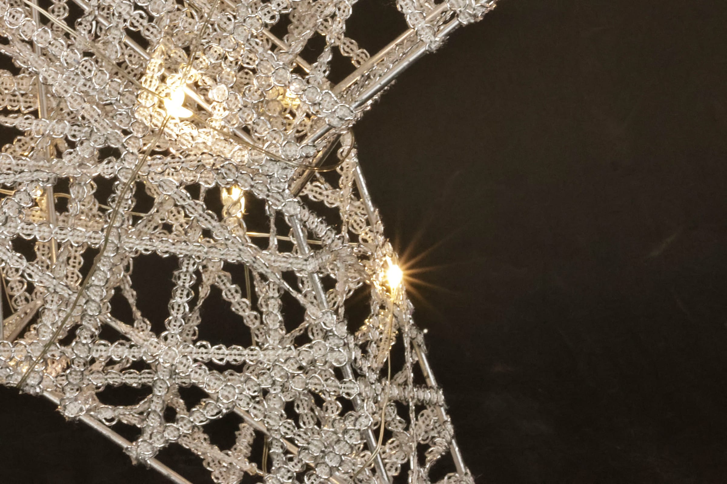 I.GE.A. Dekostern »LED Stern mit Timer 45 cm« Deko Warmweiss Leuchtstern Weihnachtsdeko Weihnachtsstern gold