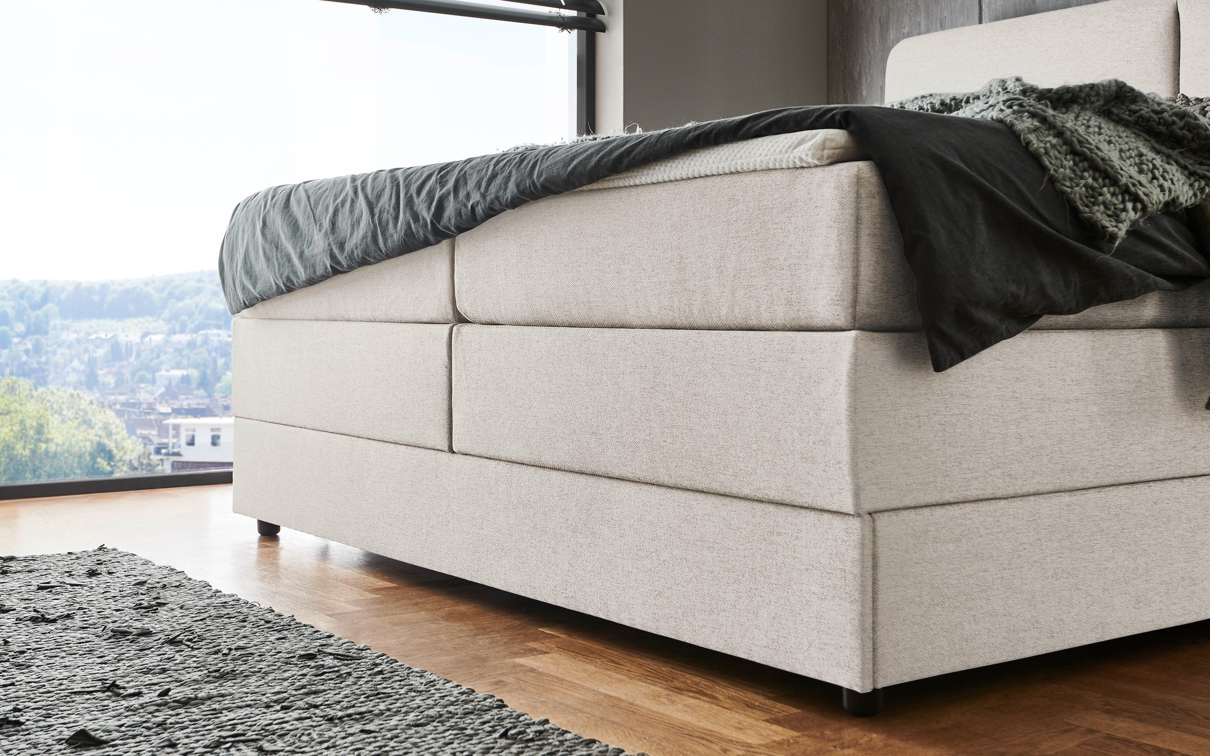 meise.möbel Boxbett »Columbia mit extra grossem Bettkasten« erhältlich in 180x200cm