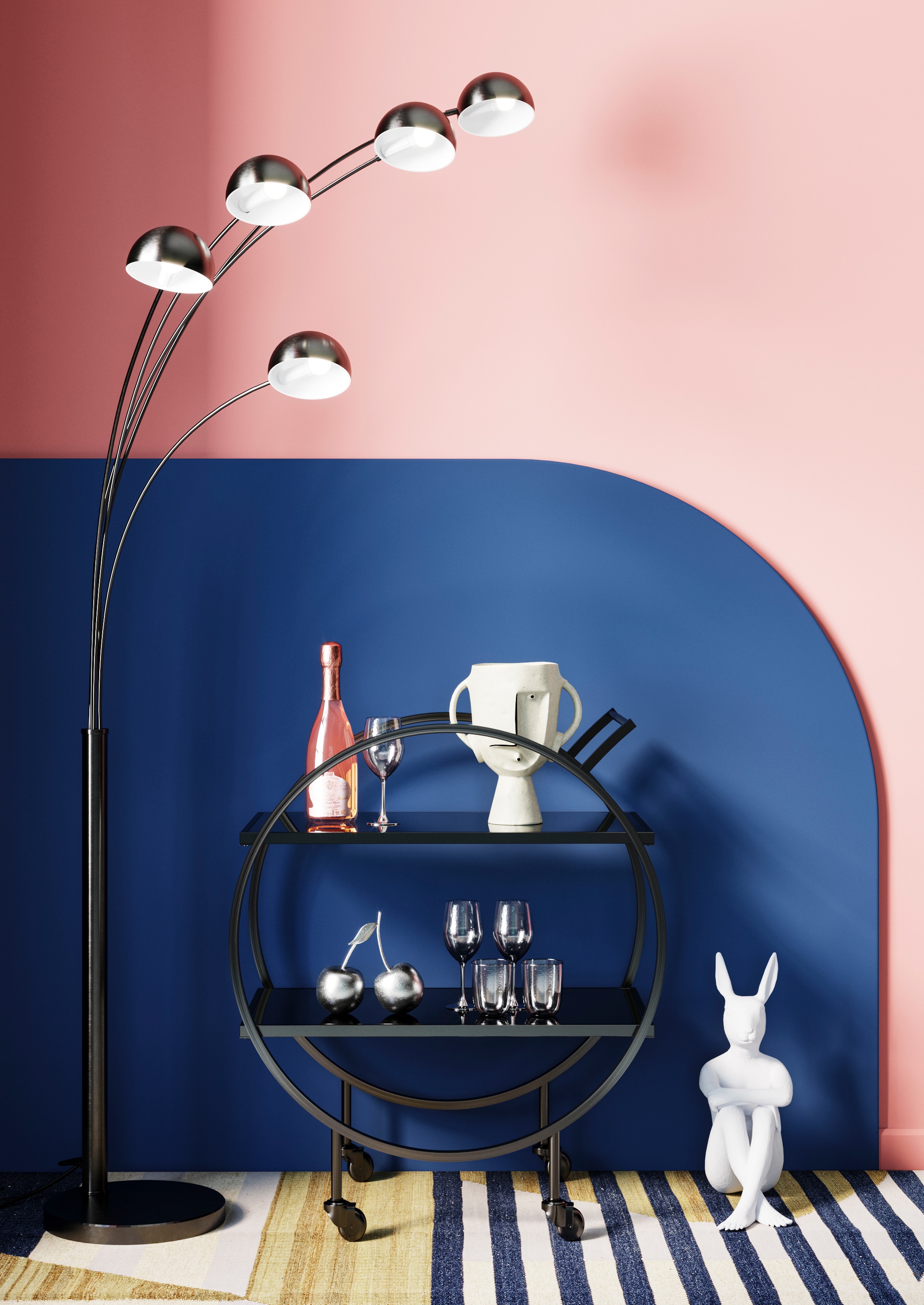 Kare Design Dekofigur »Deko Figur Gangster Rabbit Schwarz«