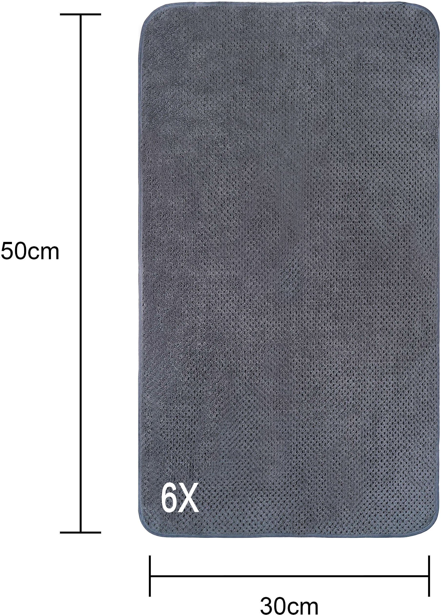 GOODproduct Handtücher »Parris, diverse Grössen, ideal als Sporthandtuch, Reisehandtuch« sehr leicht, kompakt, schnelltrocknend, Mikrofaser, mit Waffelmuster