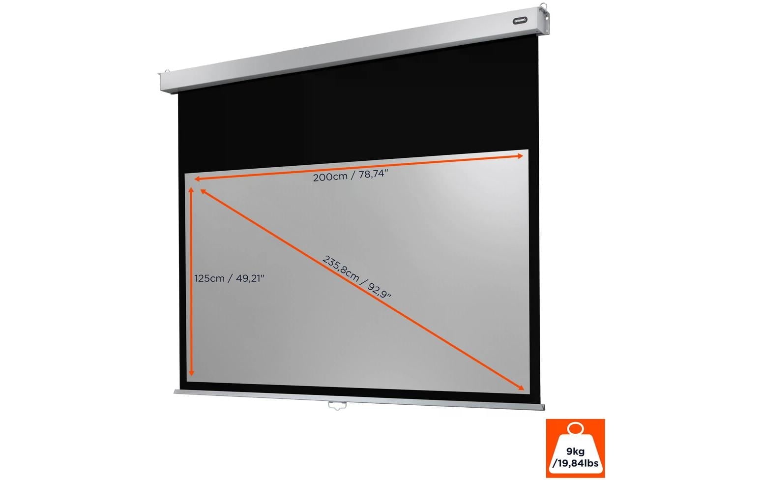 Celexon Rolloleinwand »Professional Plus 200x125 cm«