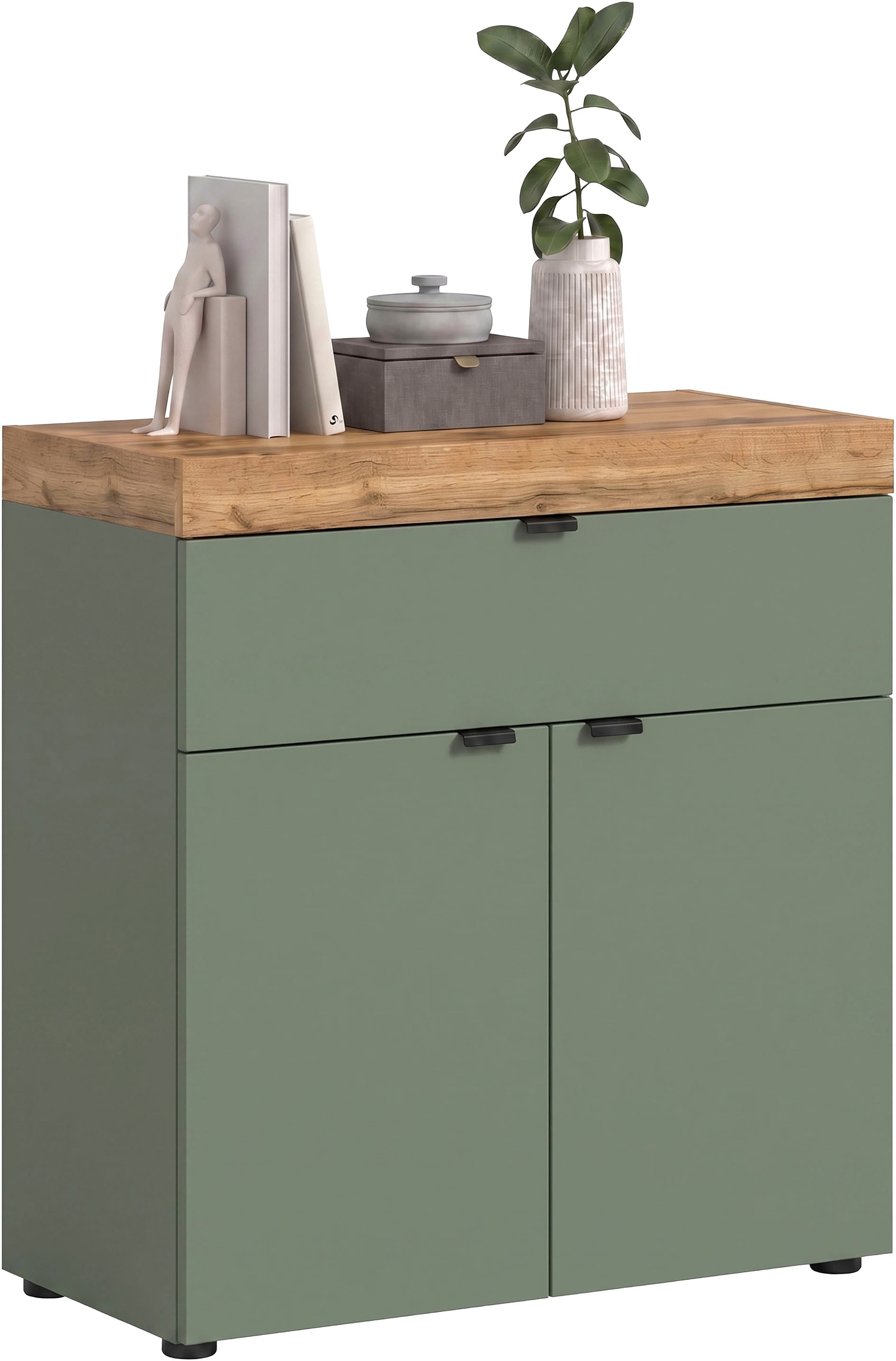 GOODproduct Commode »MAMBO II, Breite 77cm, 2 Türen, 1 Einlegeboden, 1 Schubkasten« 1 cuis tlg. Commode, buffet, salon, chambre à coucher