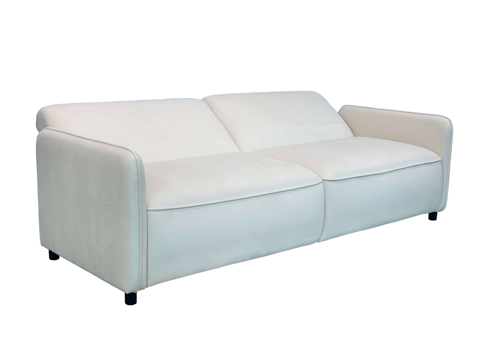 Dorel Home 3-Sitzer »Allie Curved Schlafsofa 209 cm« Bettfunktion (110/190), verstellbare Rückenlehne, Cord u. Velours