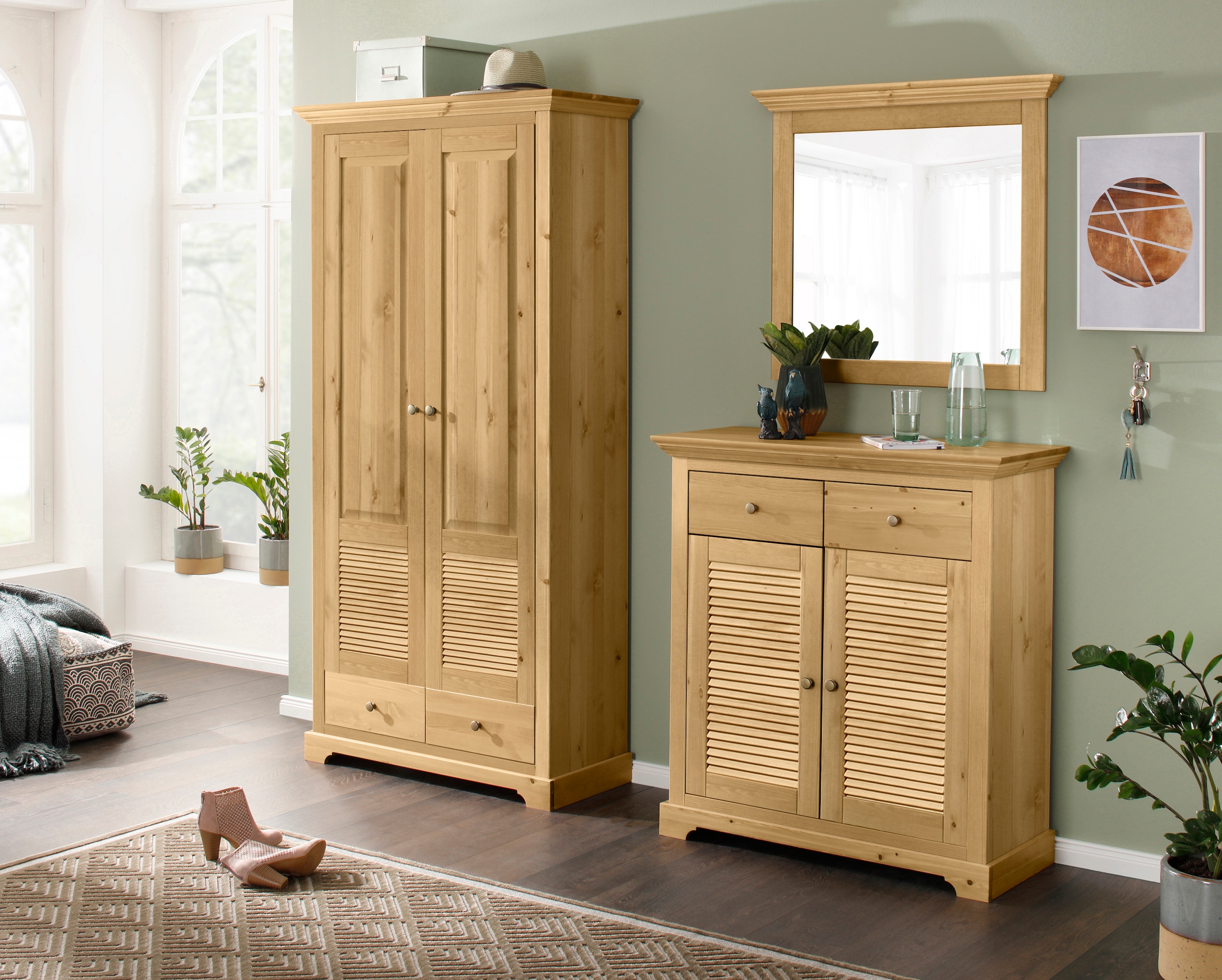 Home affaire Spiegel »Ayanna« Rahmen aus Massivholz, FSC®, Breite 94 cm