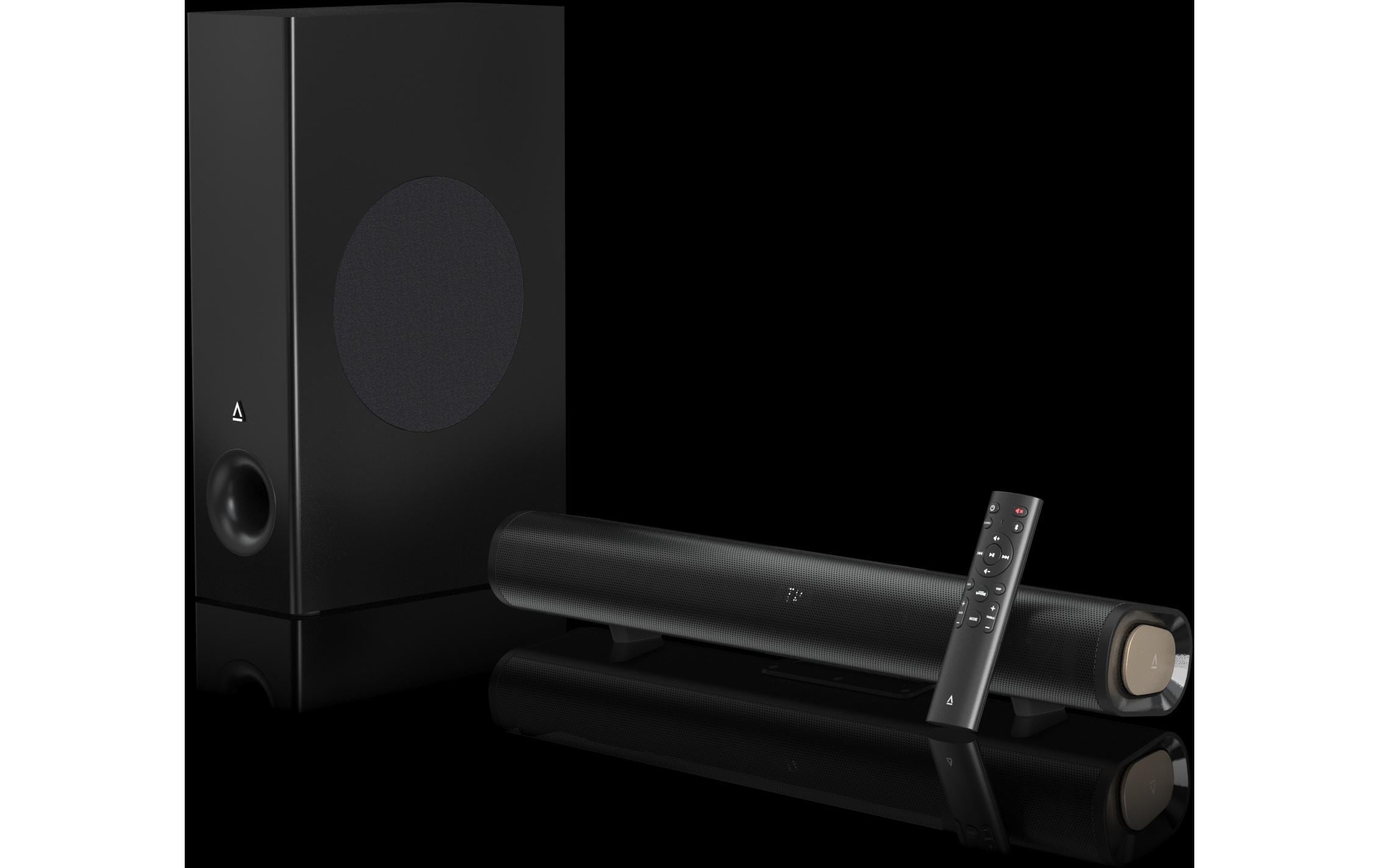 Creative Soundbar »Stage Pro, Soundbar mit Subwoofer 2.1-Soundbar mit Dolby Audio« ( ) HDMI Arc, USB Audio, Optical, Aux-in