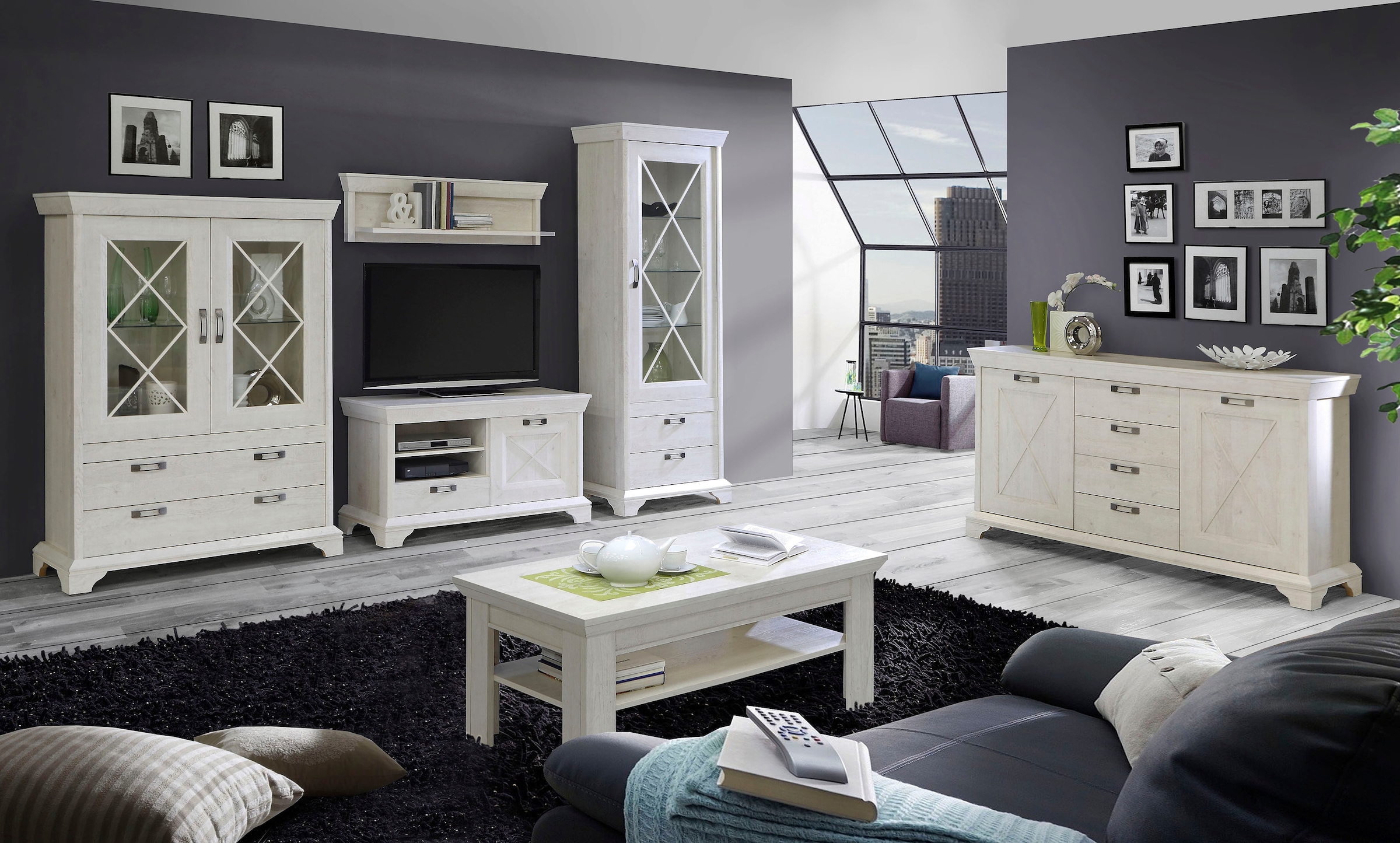 FORTE Lowboard »KashmirTV-Board, TV-Schrank« Breite 122 cm