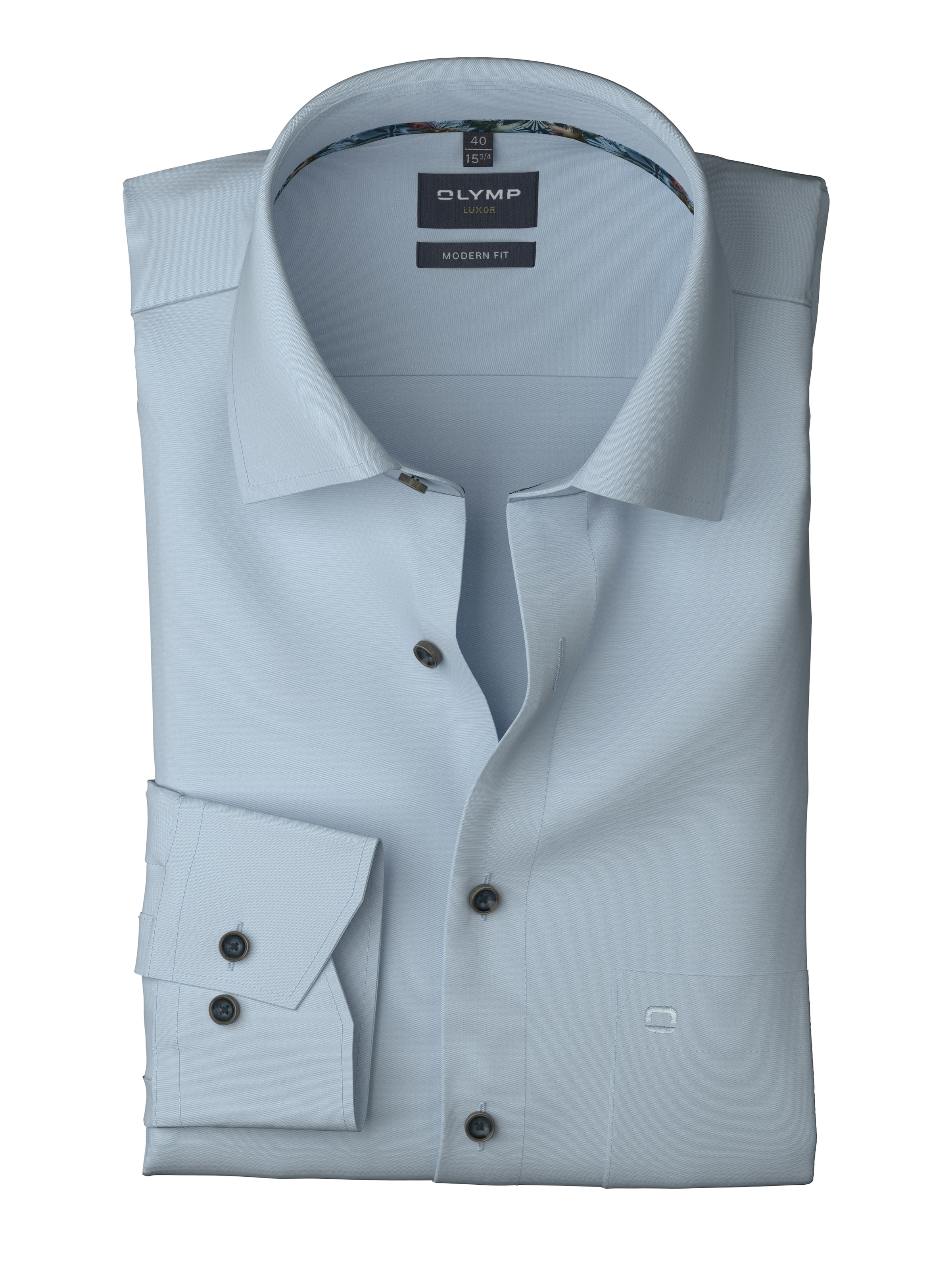 OLYMP Langarmhemd »Luxor modern fit« Businesshemd, modern fit, New-Kentkragen